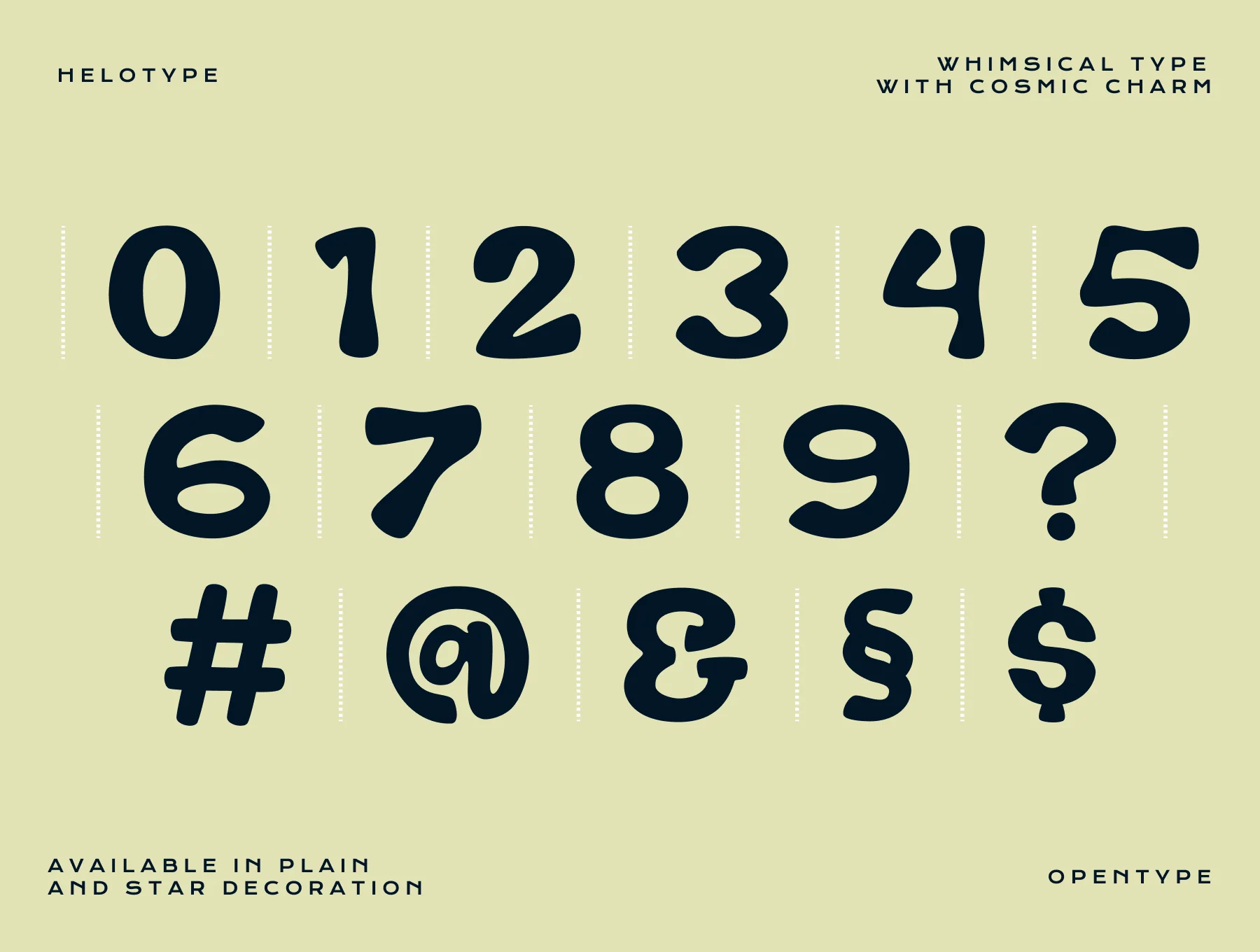 Lunar Echo - Cosmic Vibes Font 7