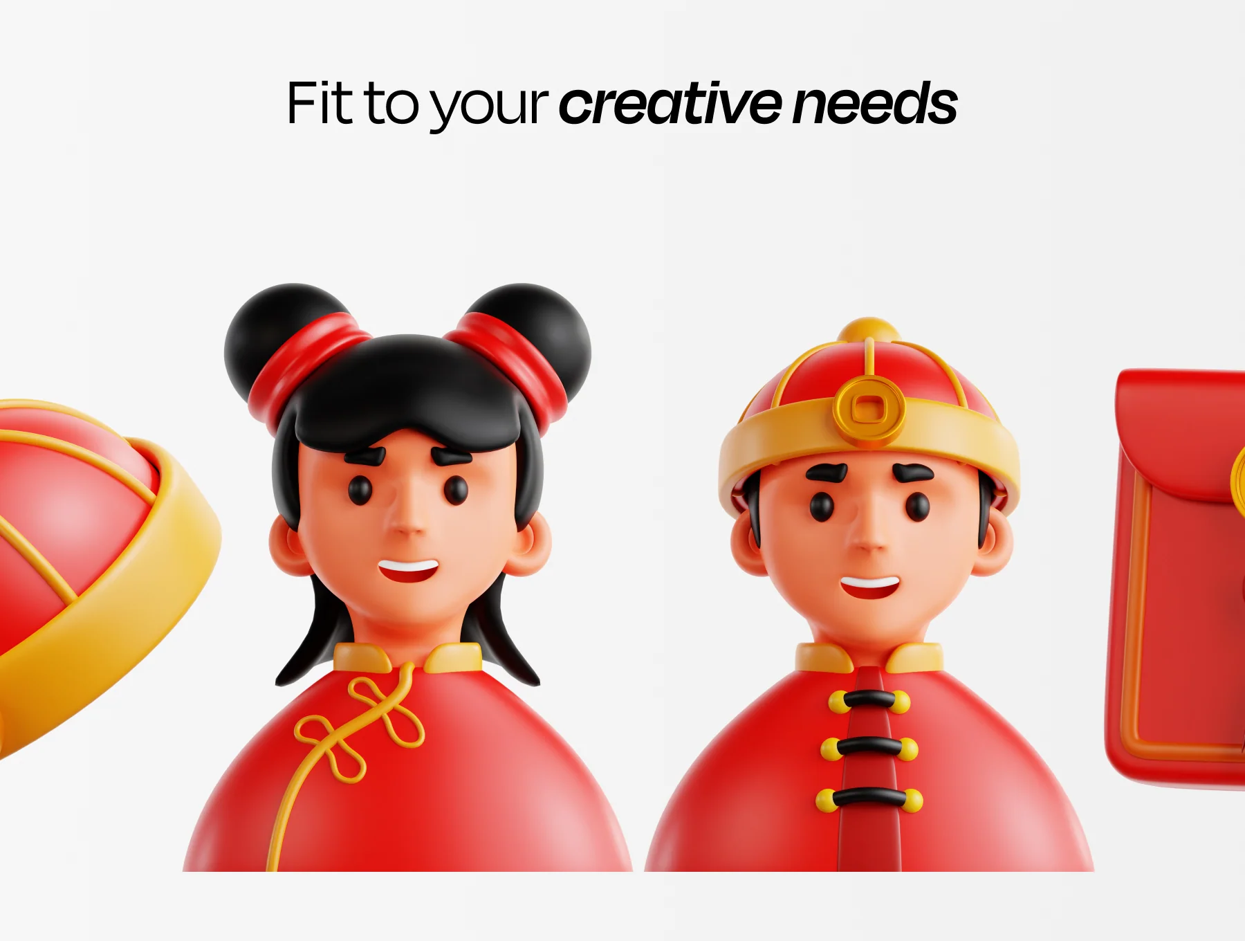 Lunar New Year 3D Illustration 4