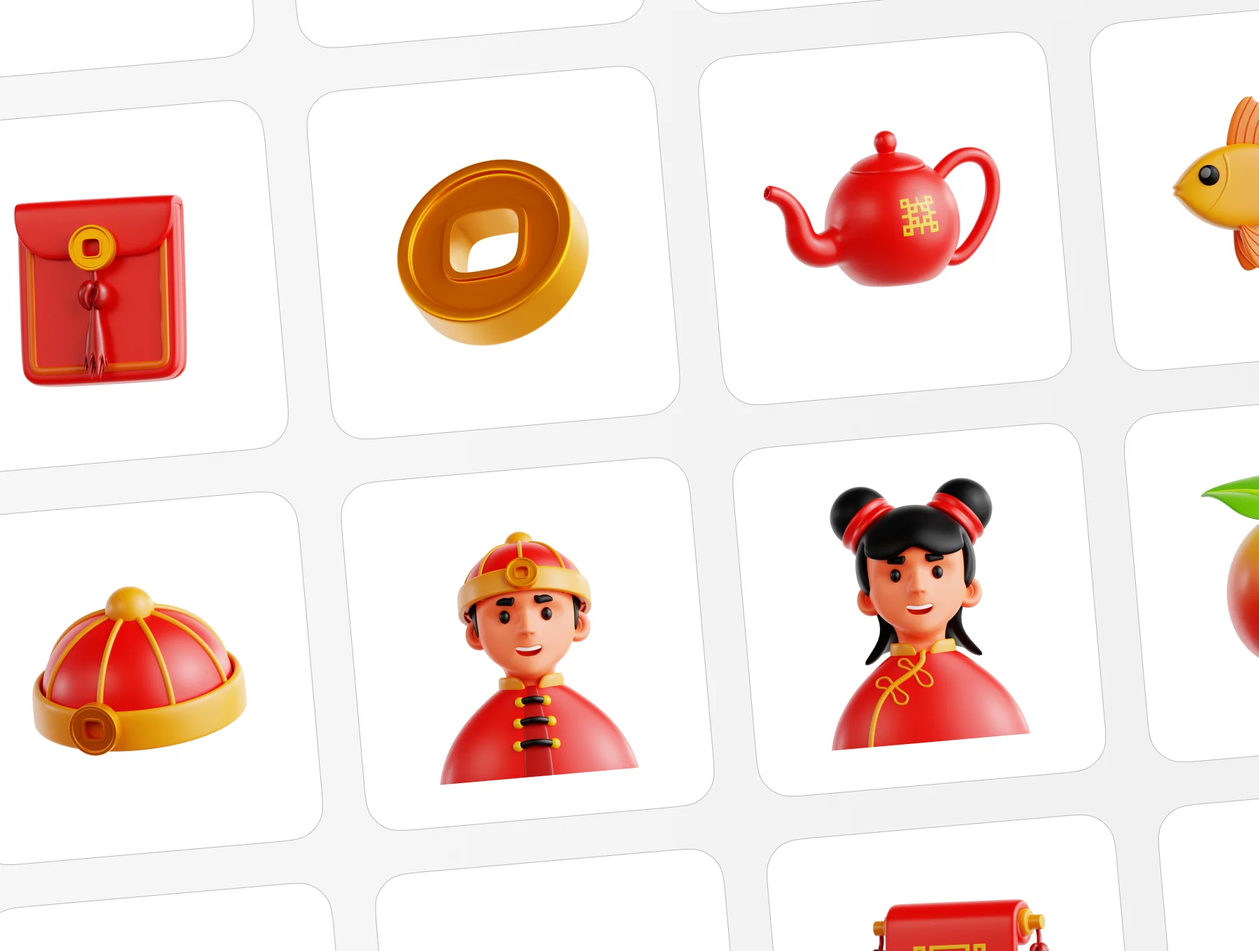 Lunar New Year 3D Illustration 5
