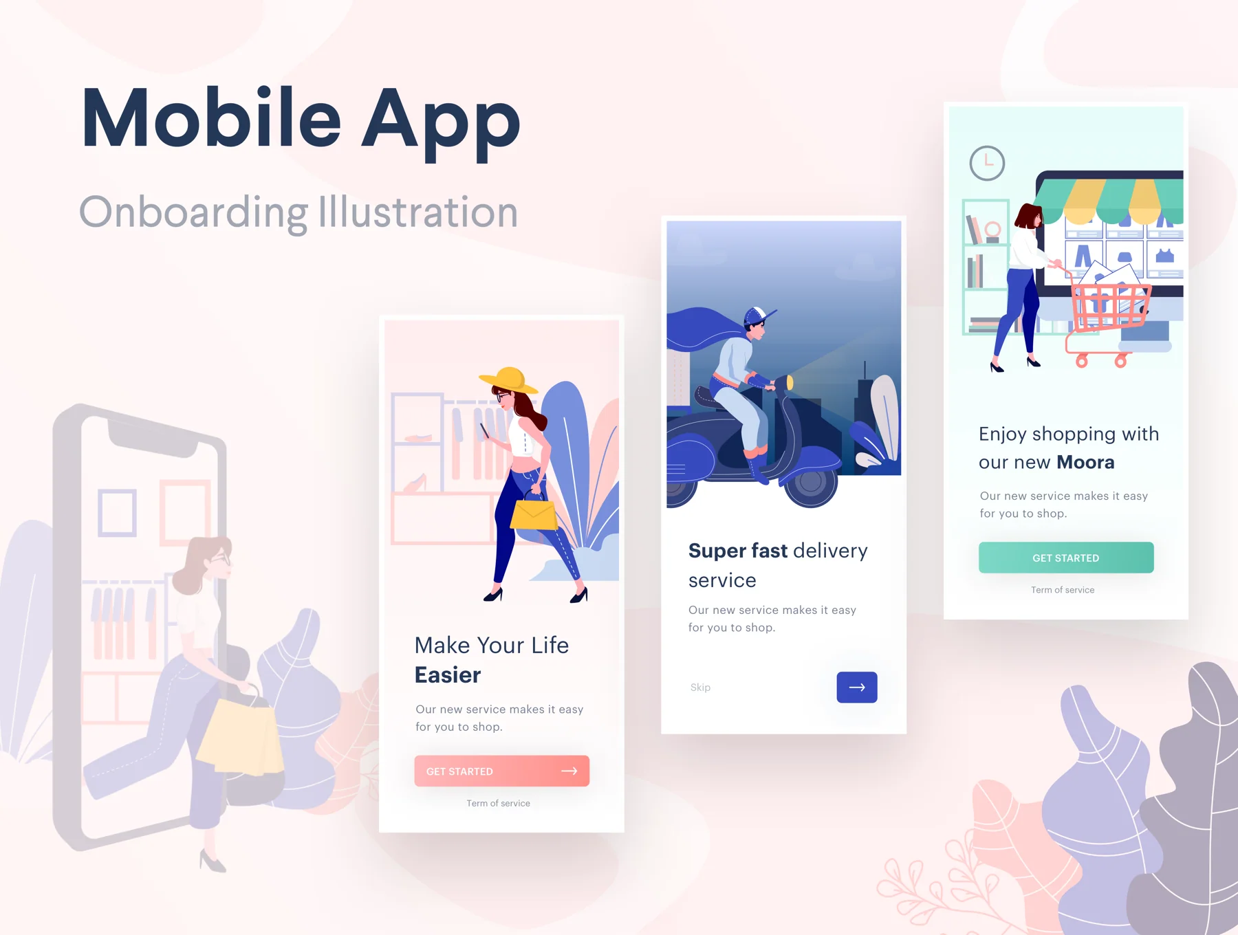 Lunas : E-commerce Illustration Kit 4