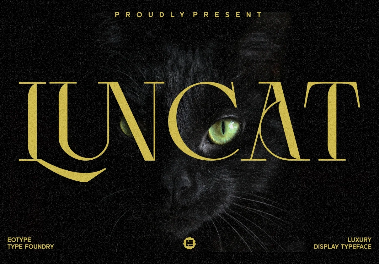 Luncat - Display Typeface