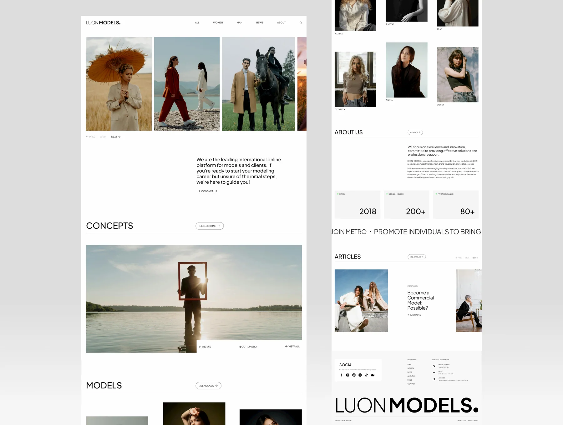 LUON - Creative Web Template 2
