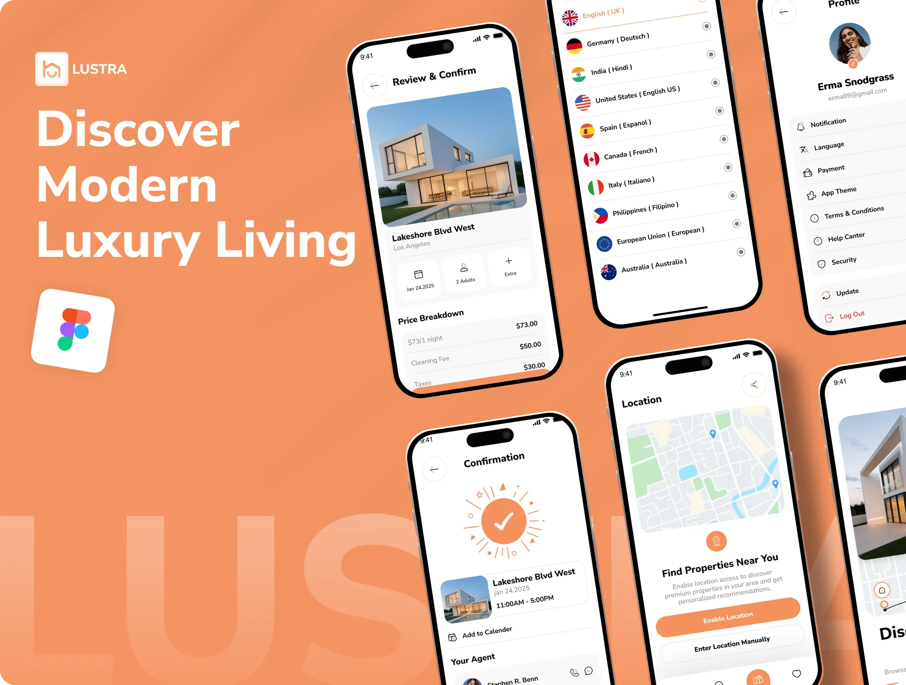 Lustra | Real Estate App UI Kit 9
