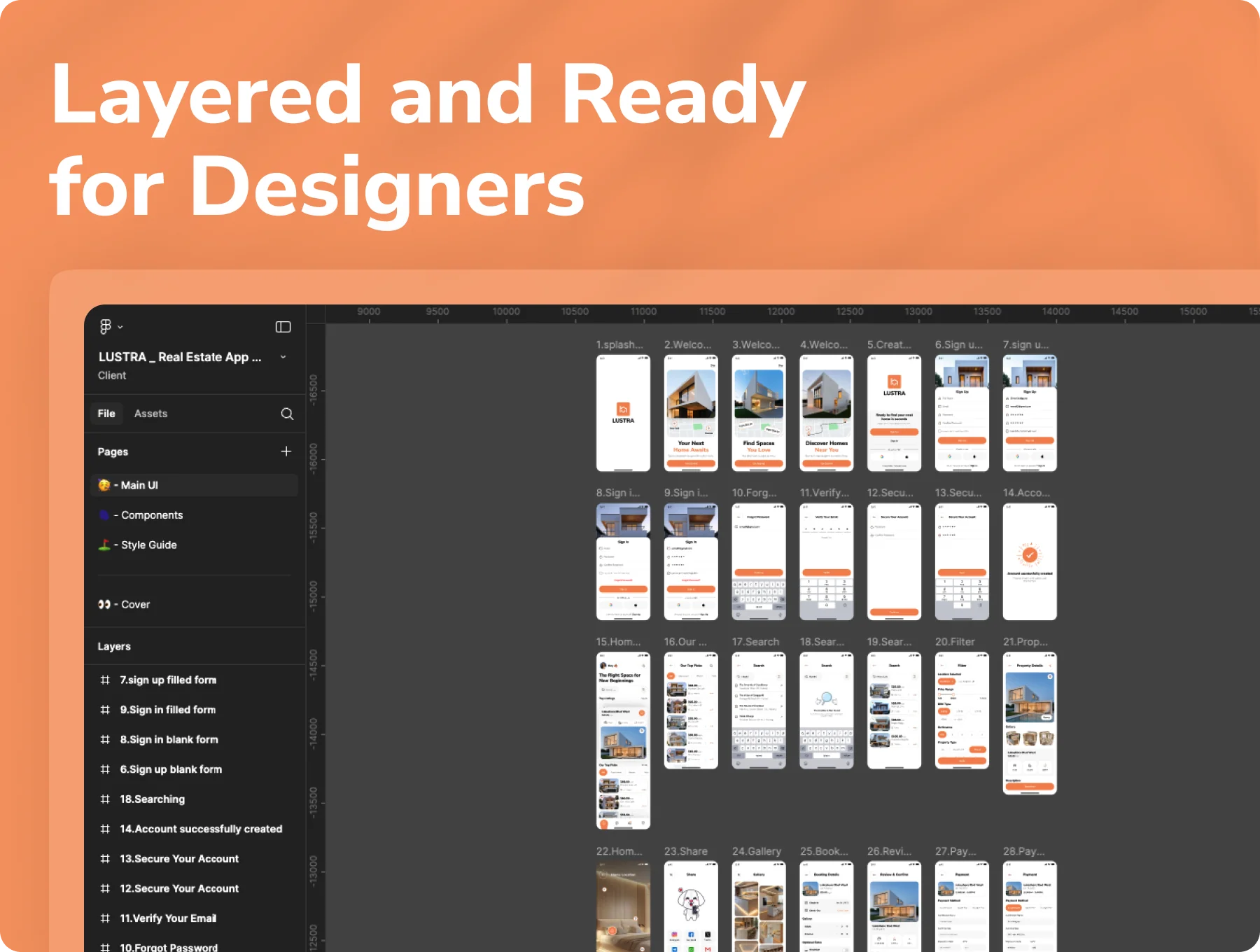 Lustra | Real Estate App UI Kit 6