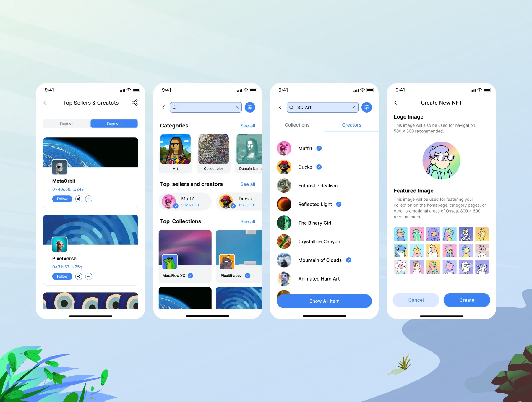 Luvre - NFTs Mobile App Design 4