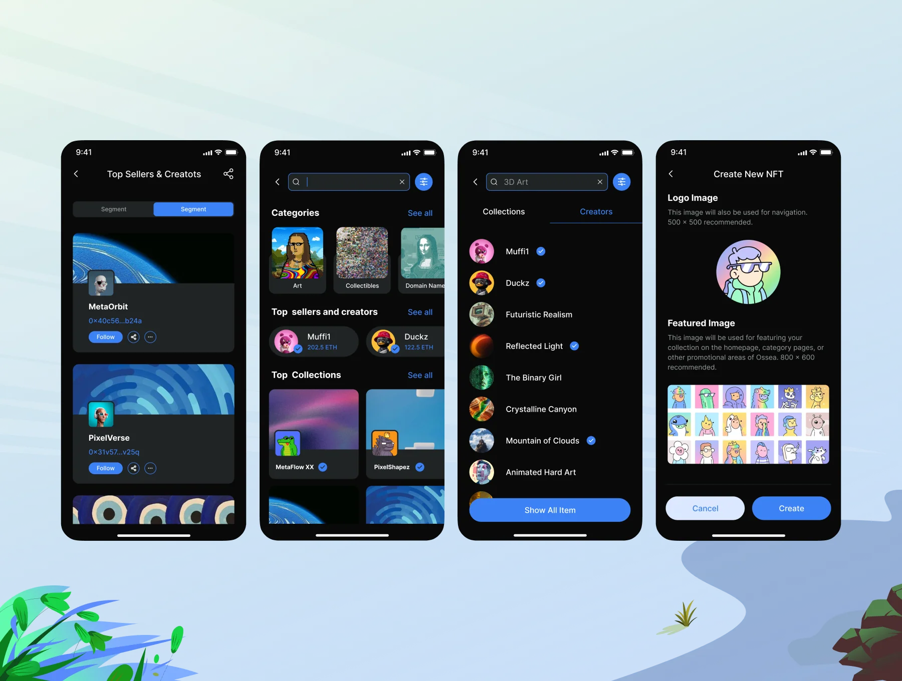 Luvre - NFTs Mobile App Design 5
