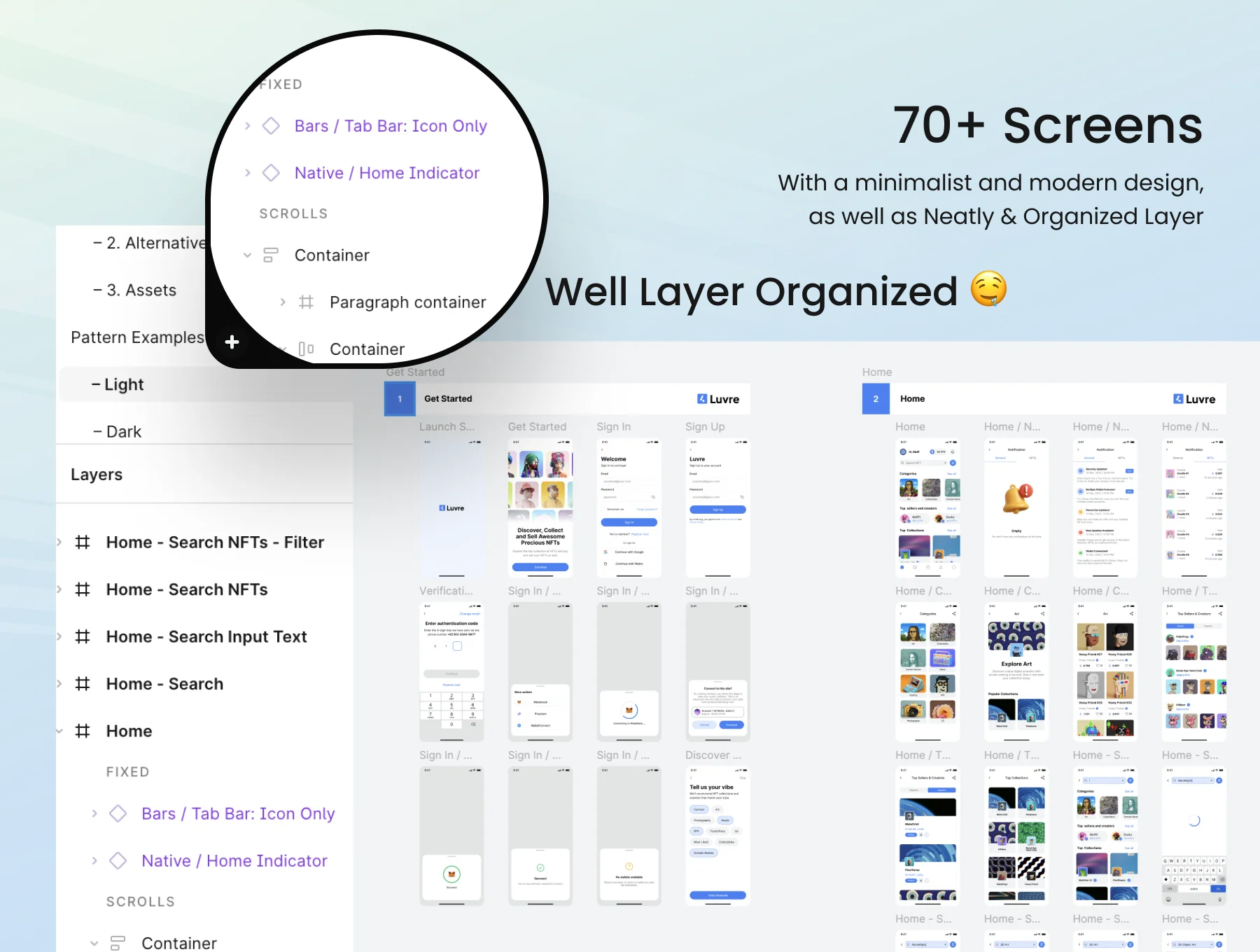 Luvre - NFTs Mobile App Design 6