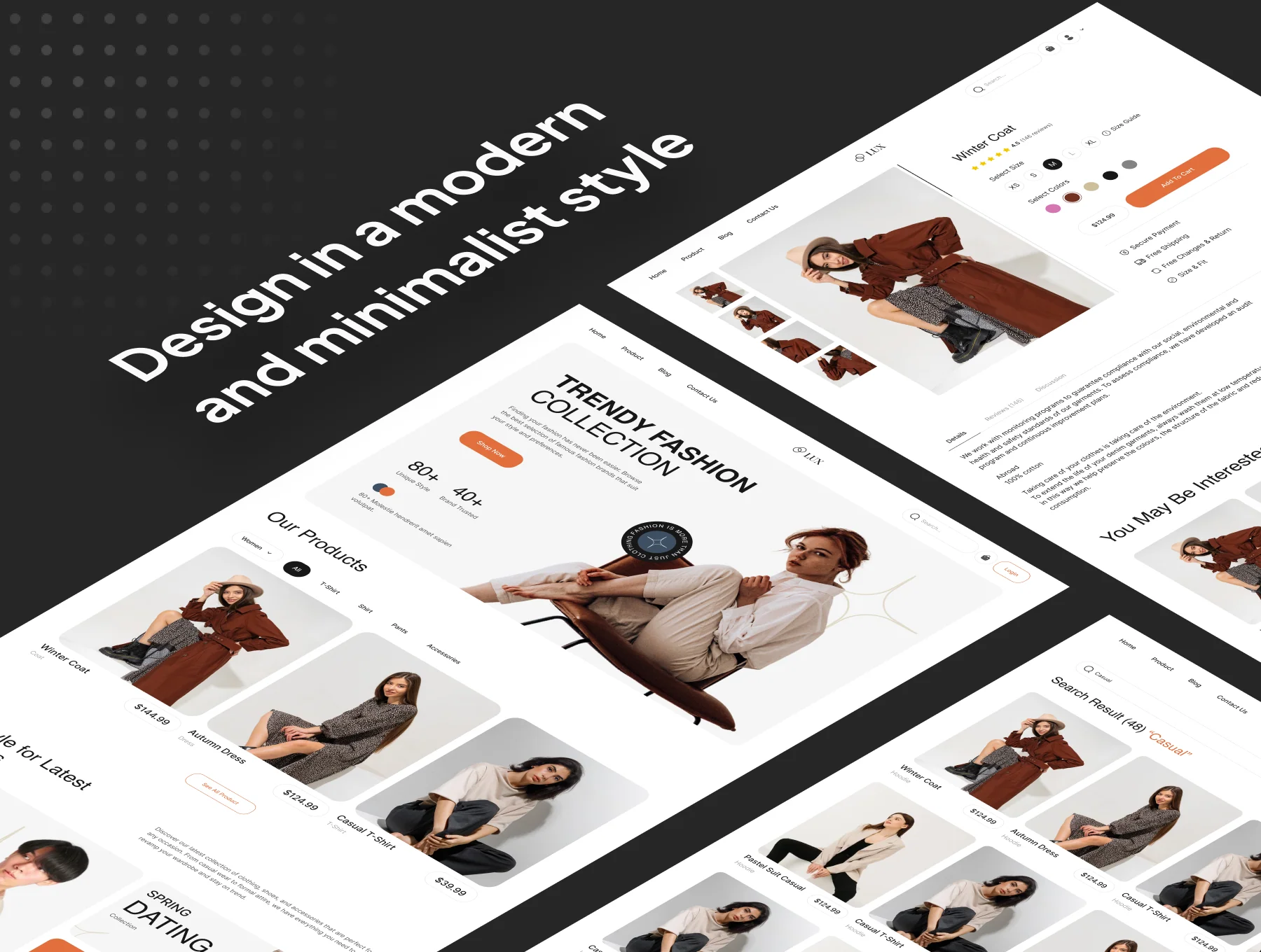 Lux - E-Commerce Web UI Kit 2