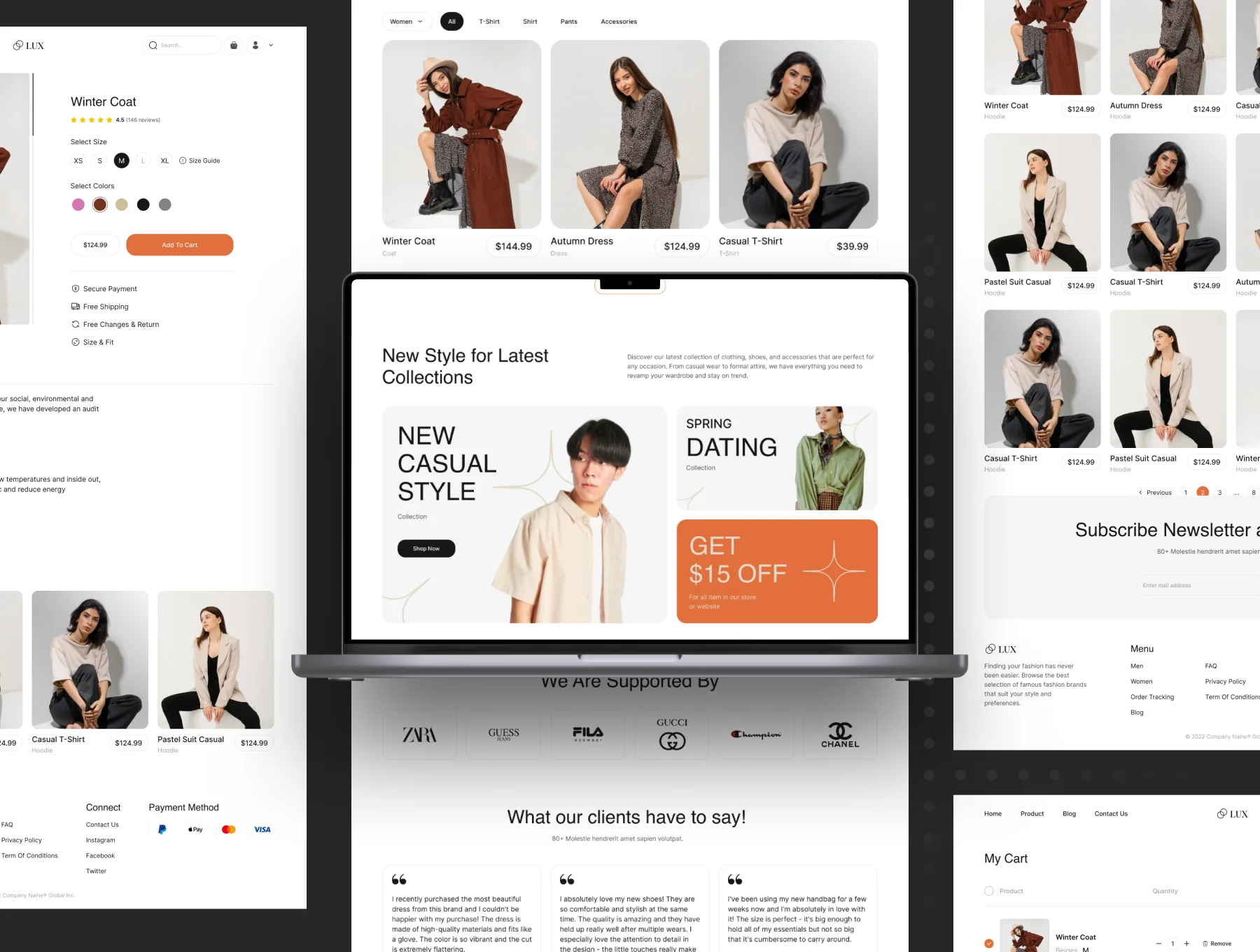 Lux - E-Commerce Web UI Kit 5