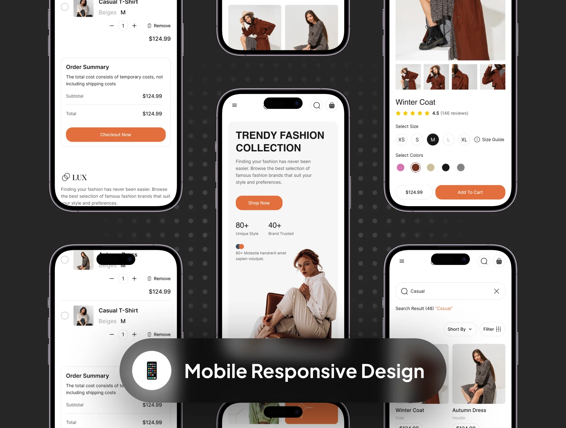 Lux - E-Commerce Web UI Kit 6