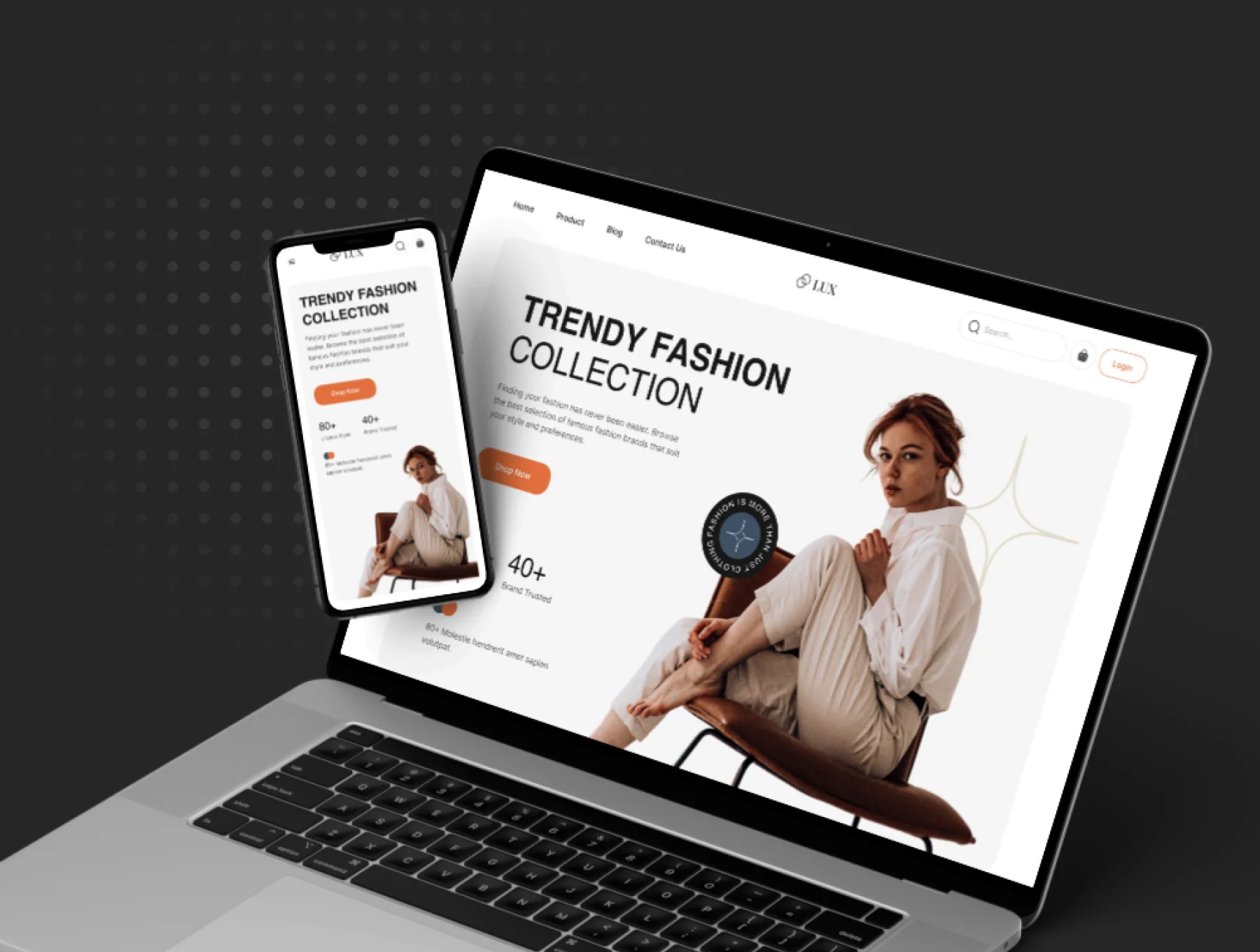 Lux - E-Commerce Web UI Kit 7