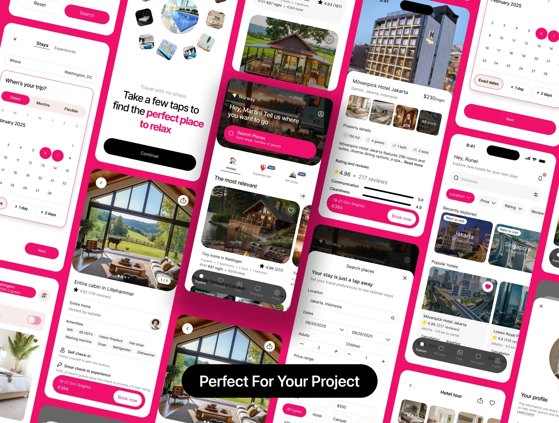 LuxeStay – Hotel Booking App UI Kit 4
