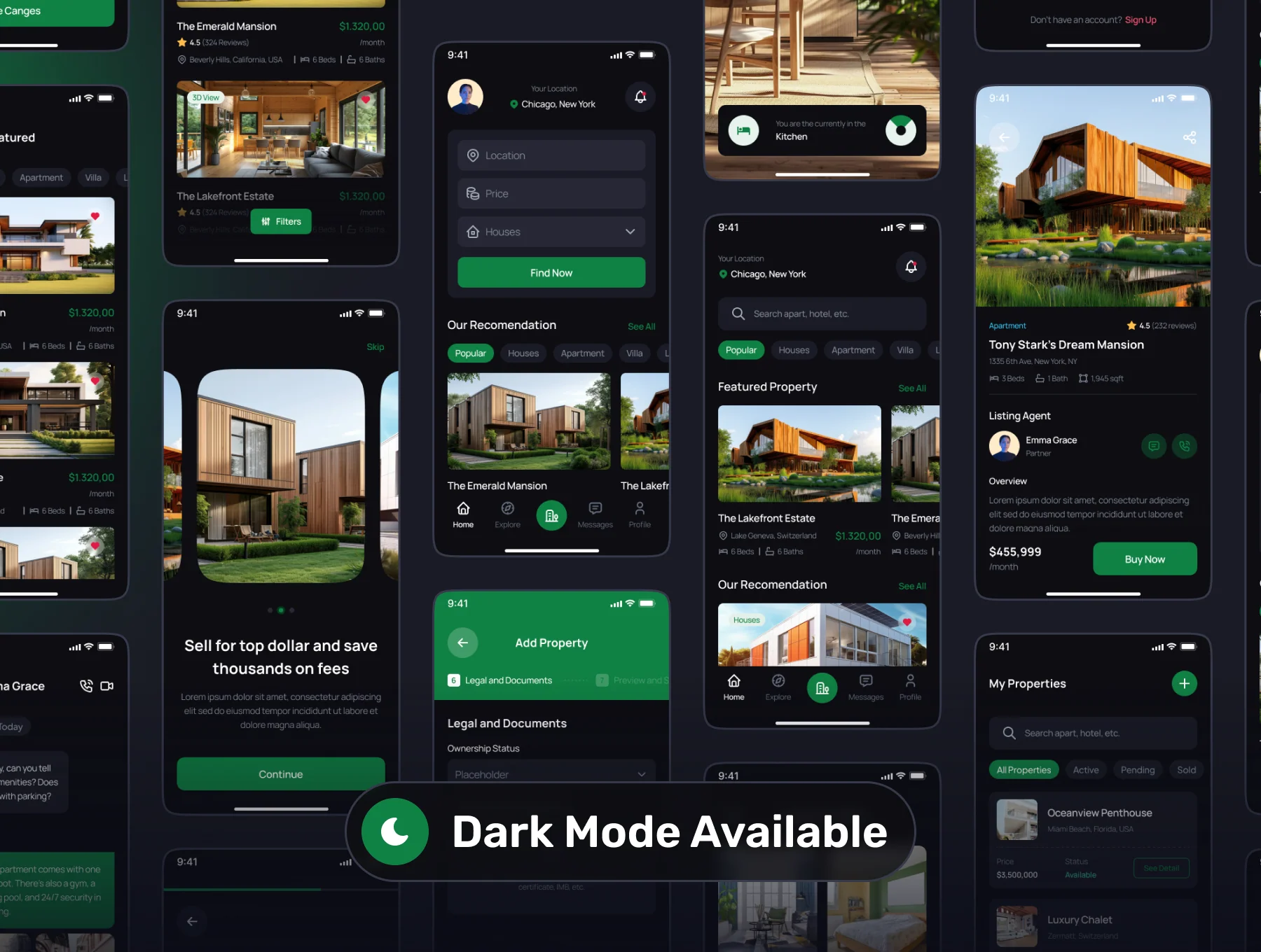 LUXEYLIN - Real Estate & Home for Sale App UI Kit 2