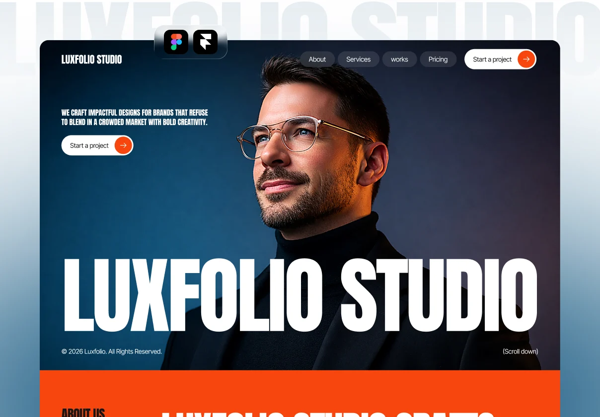 Luxfolio — Portfolio & Agency Template