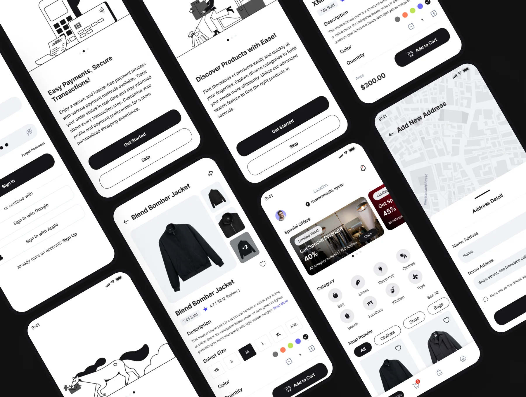 Luxify  -  E-Commerce Mobile App UI Kit 5