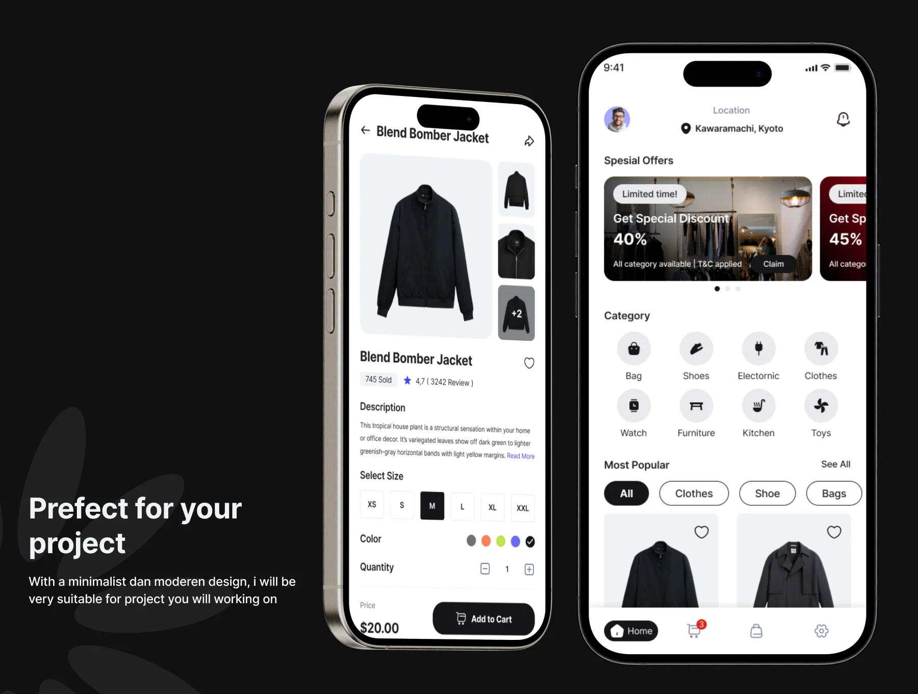 Luxify  -  E-Commerce Mobile App UI Kit 7