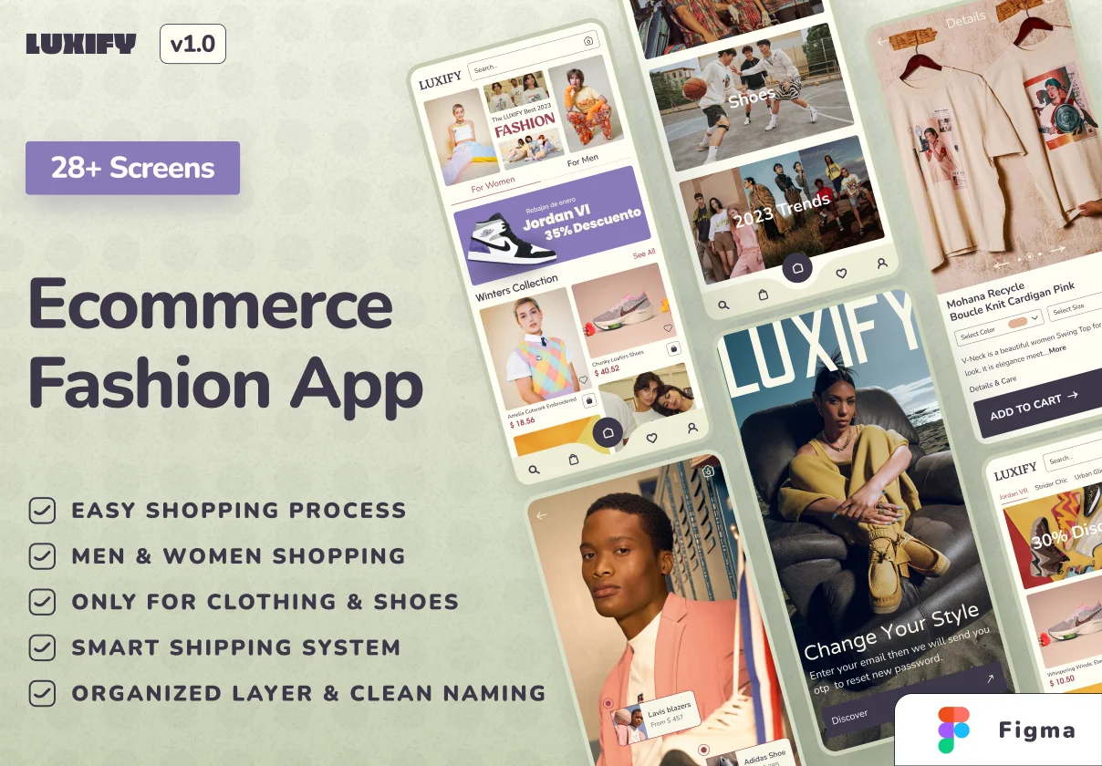 LUXIFY- Ecommerce Fashion App