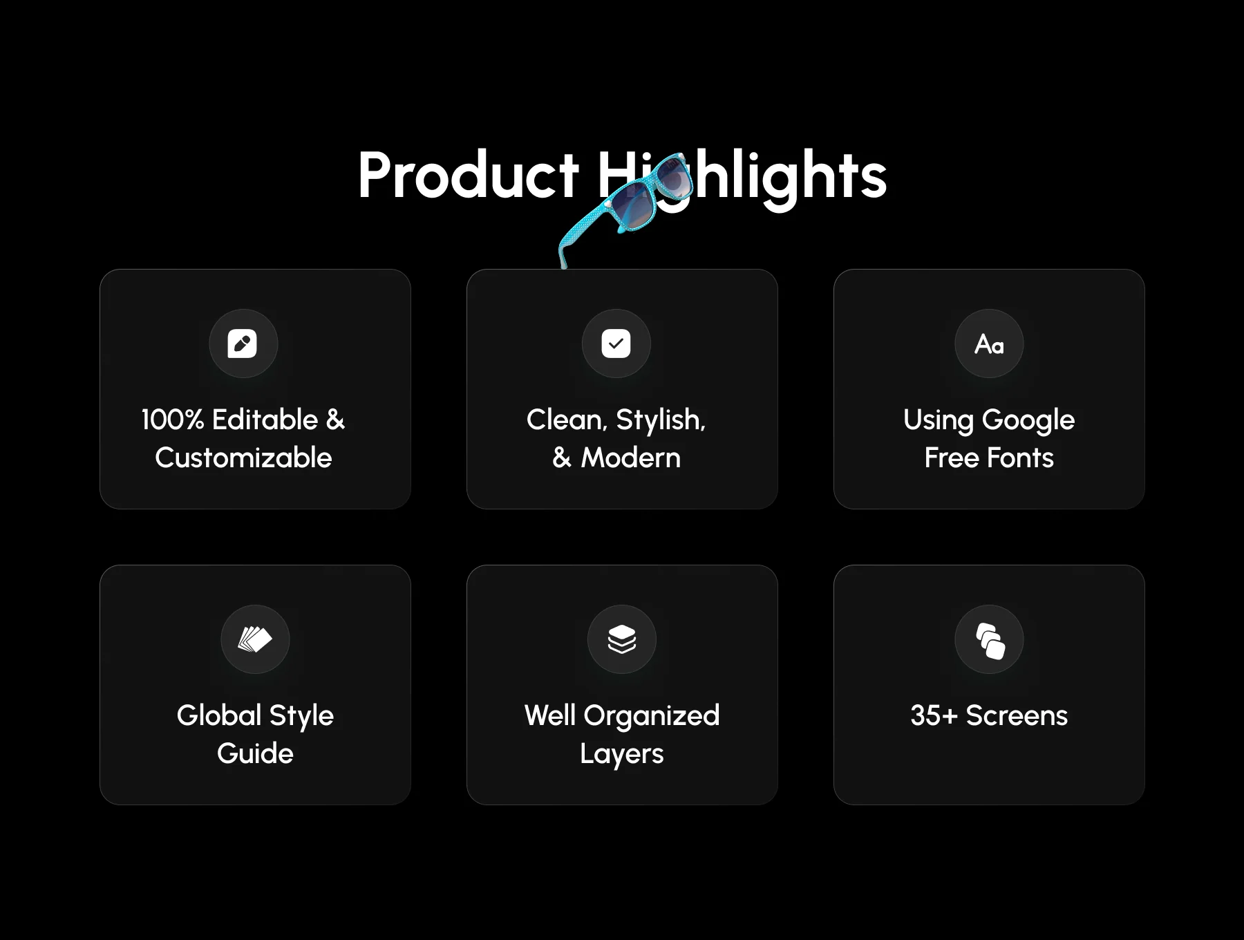 LuxLens - AI E-Commerce Sunglasses App UI Kit 2