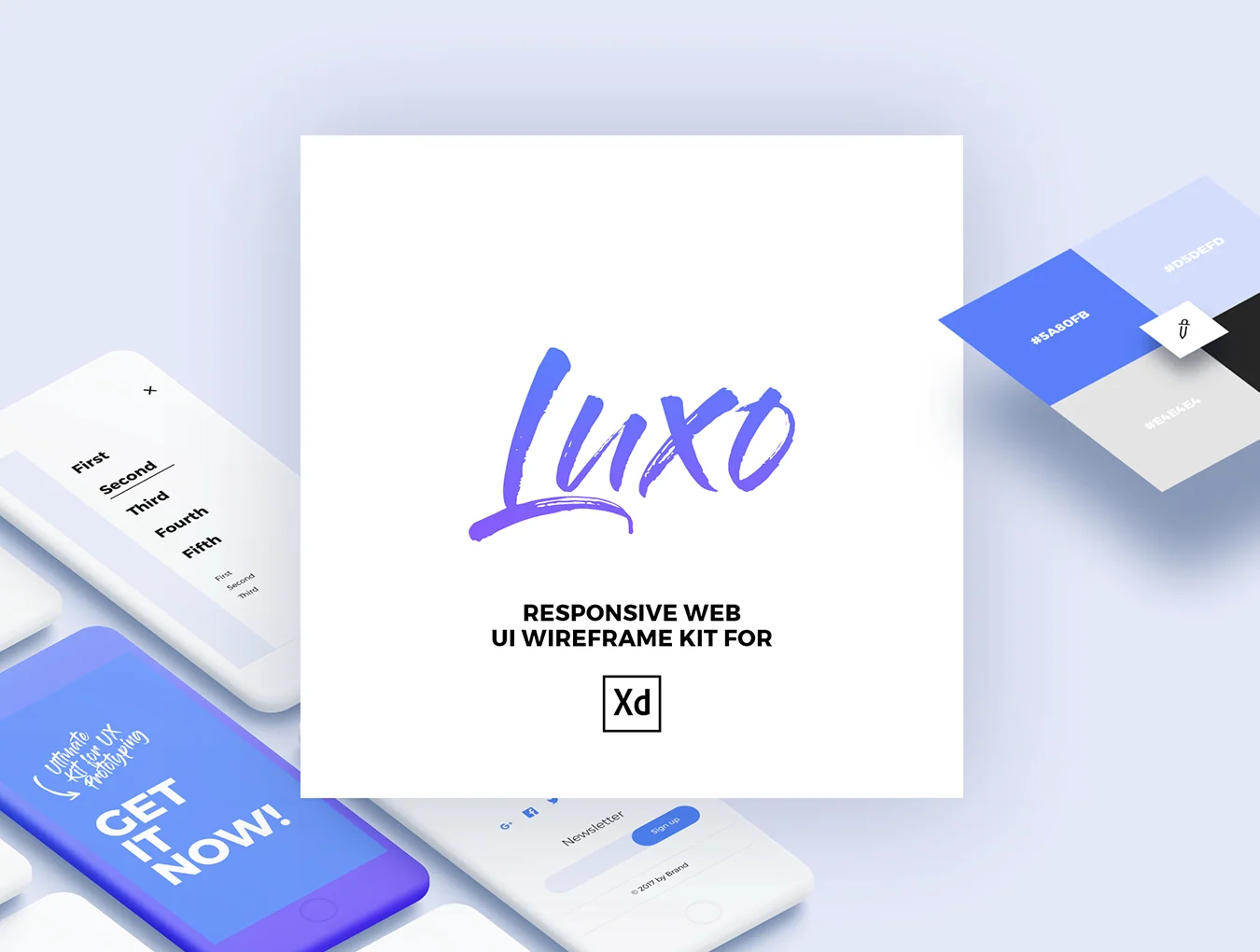 Luxo Responsive Wireframe Kit