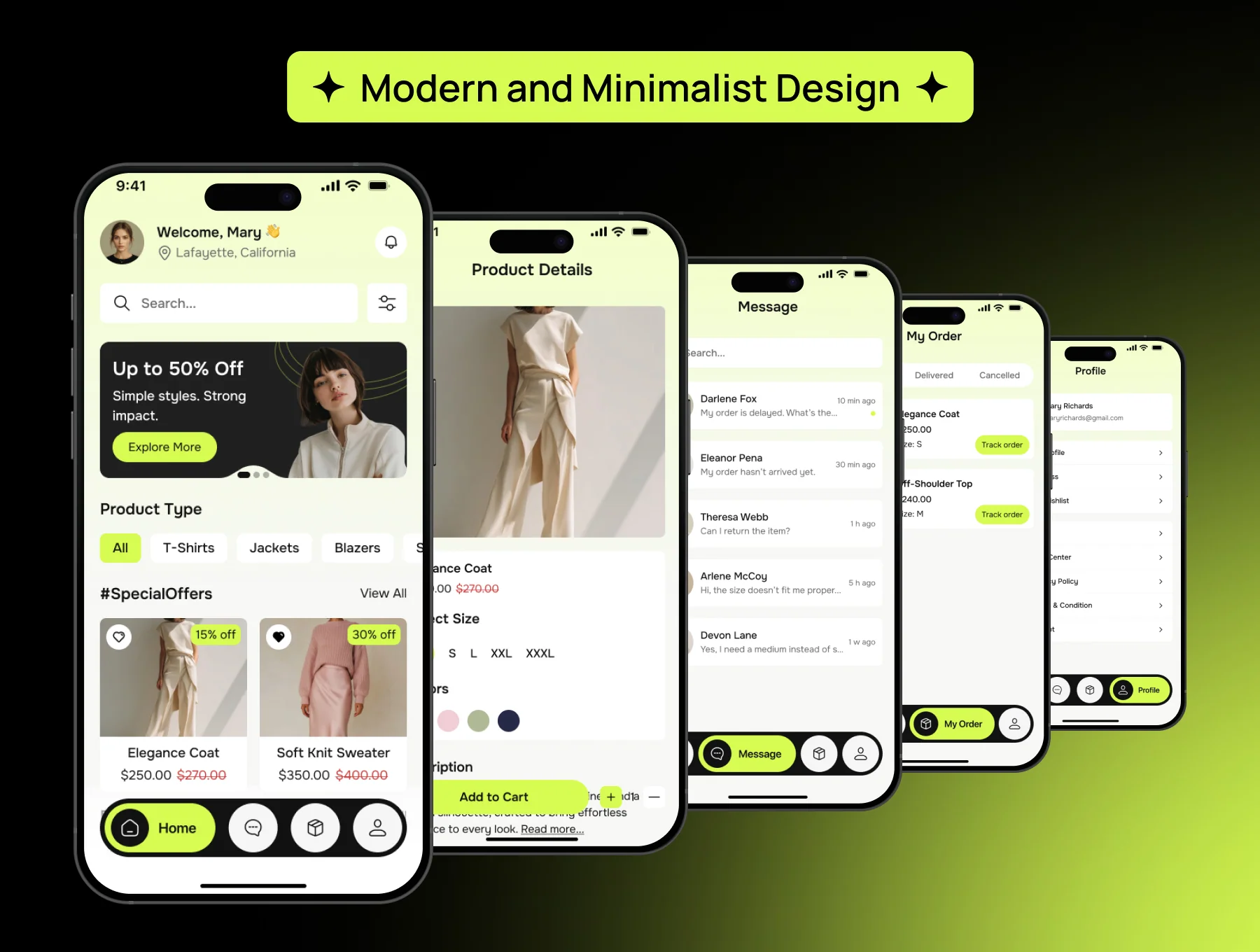 Luxora – Premium E-commerce Mobile App UI Kit 3