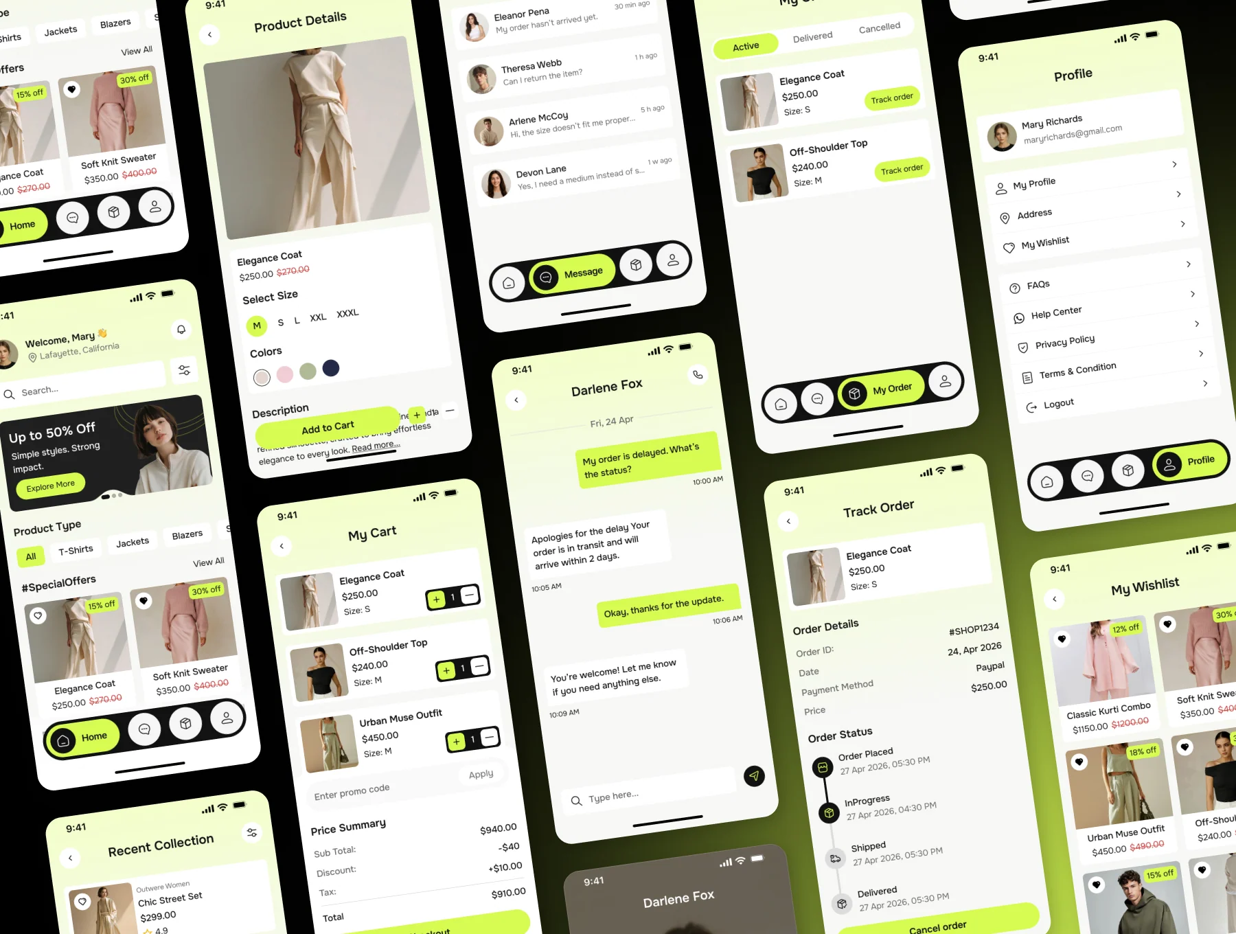 Luxora – Premium E-commerce Mobile App UI Kit 4