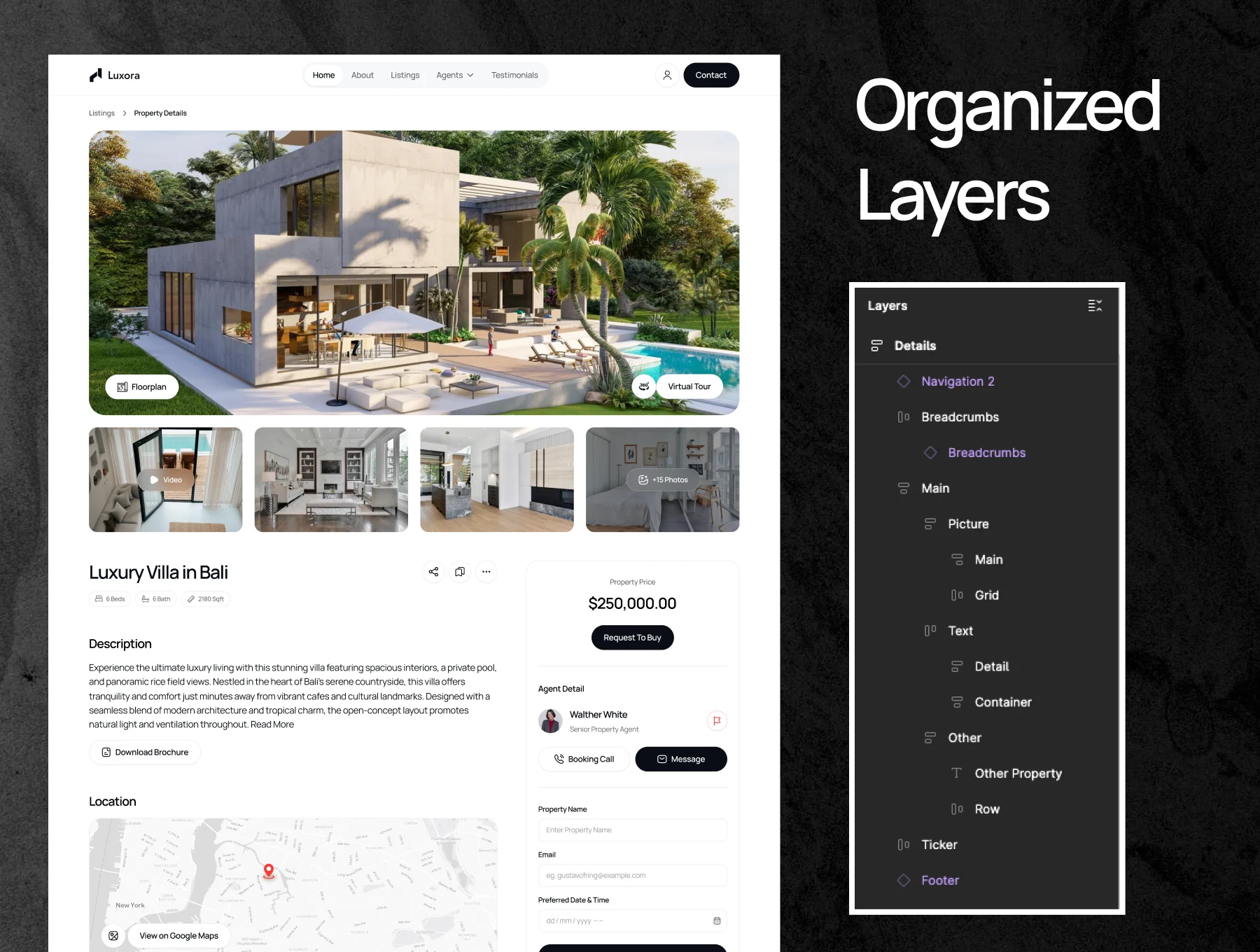 Luxora - Property Website UI Kit 3