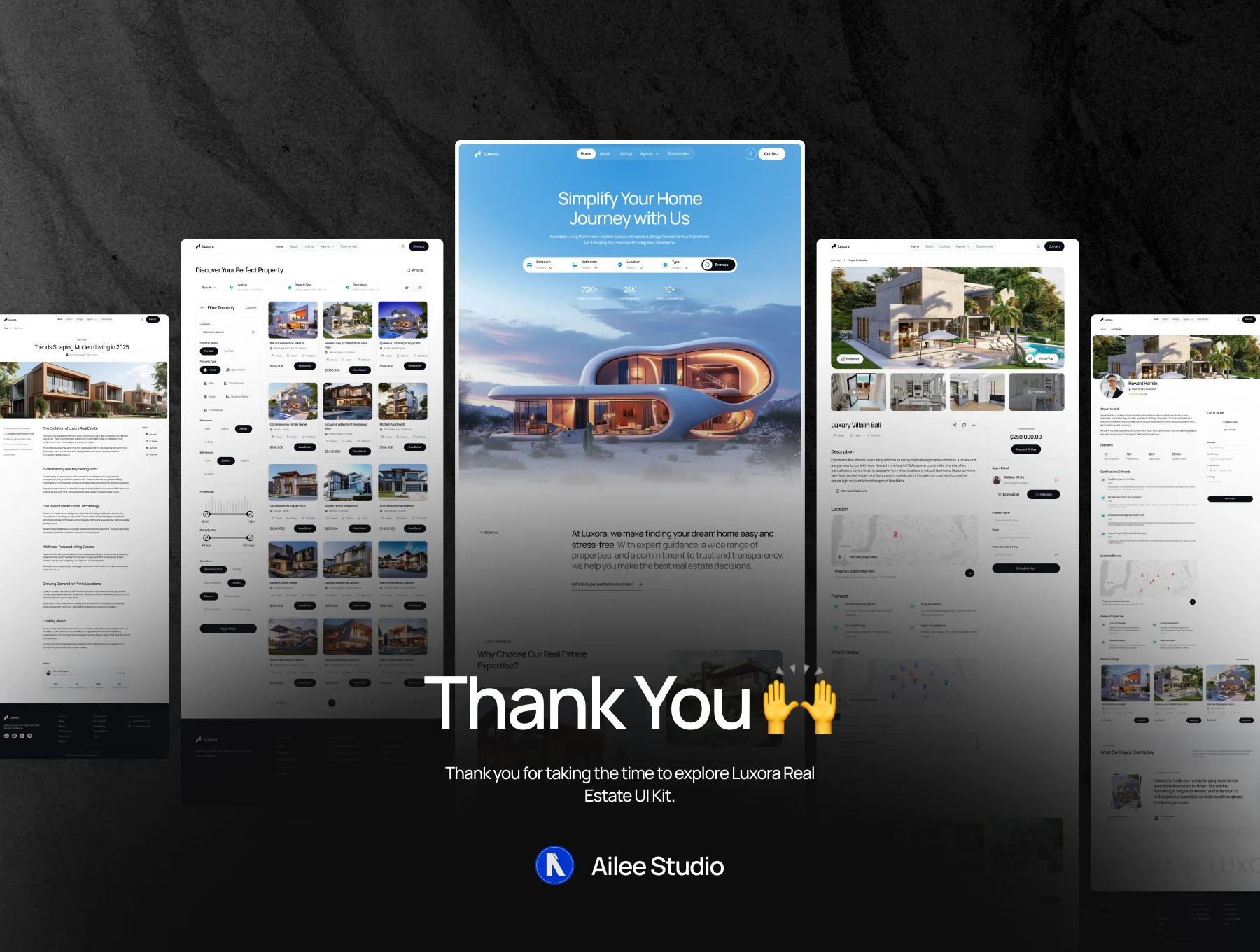 Luxora - Property Website UI Kit 6