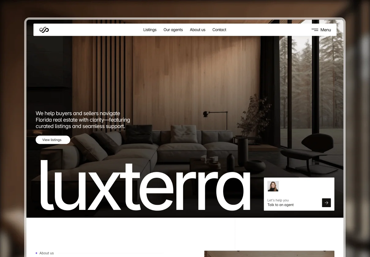Luxterra — Real estate template