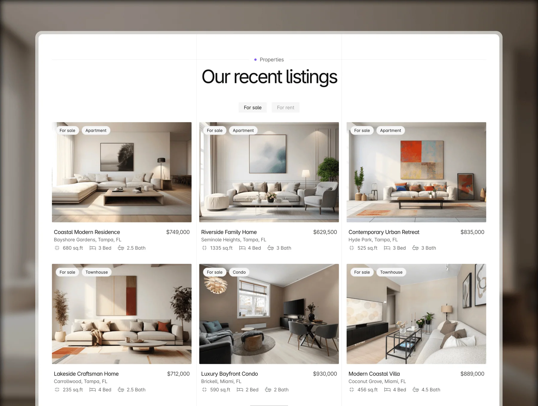 Luxterra — Real estate template 2