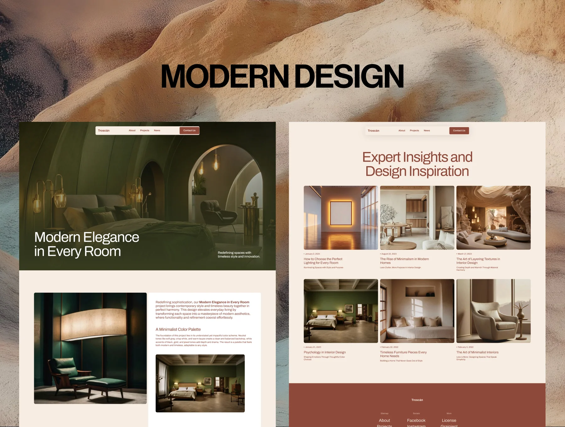 Luxury Furniture Shop Framer Template 2