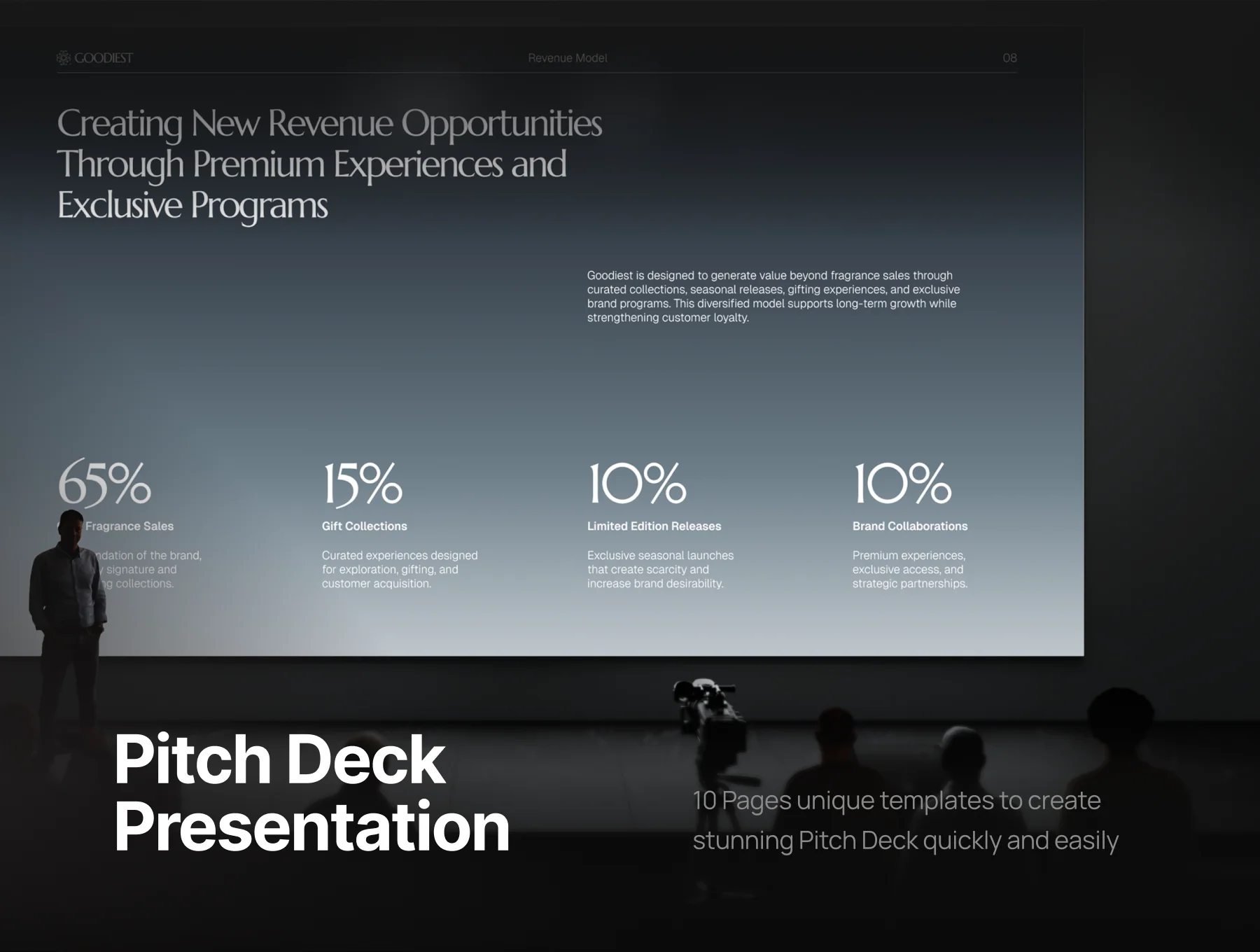 Luxury Perfume Marketing Pitch Deck Presentation Template 2