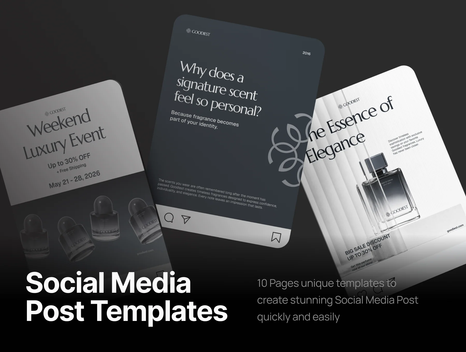 Luxury Perfume Social Media & Brand Guideline Template 2