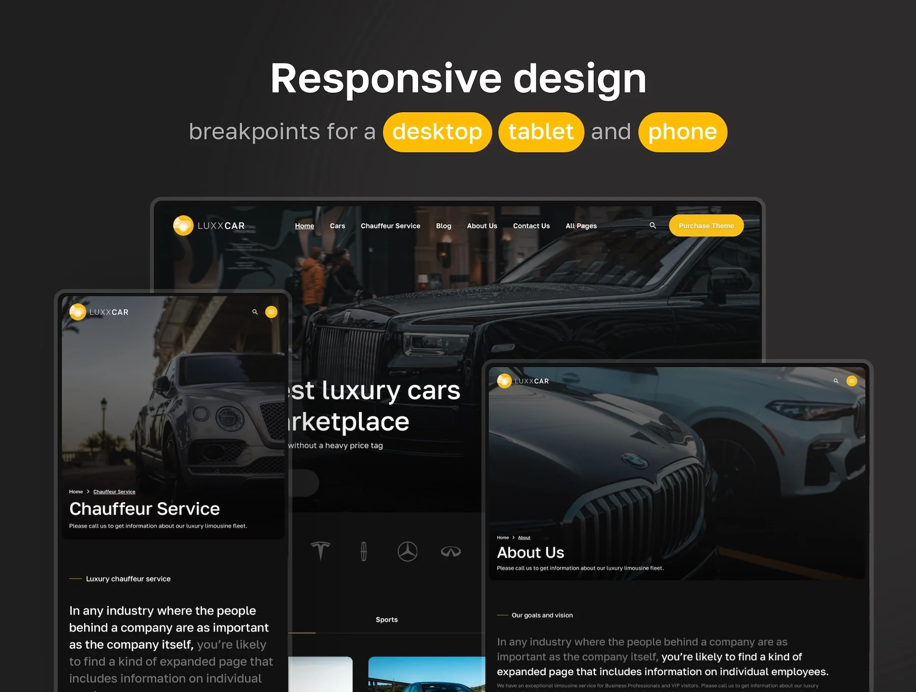 LuxxCar - car rental and auto dealership template for Framer 3
