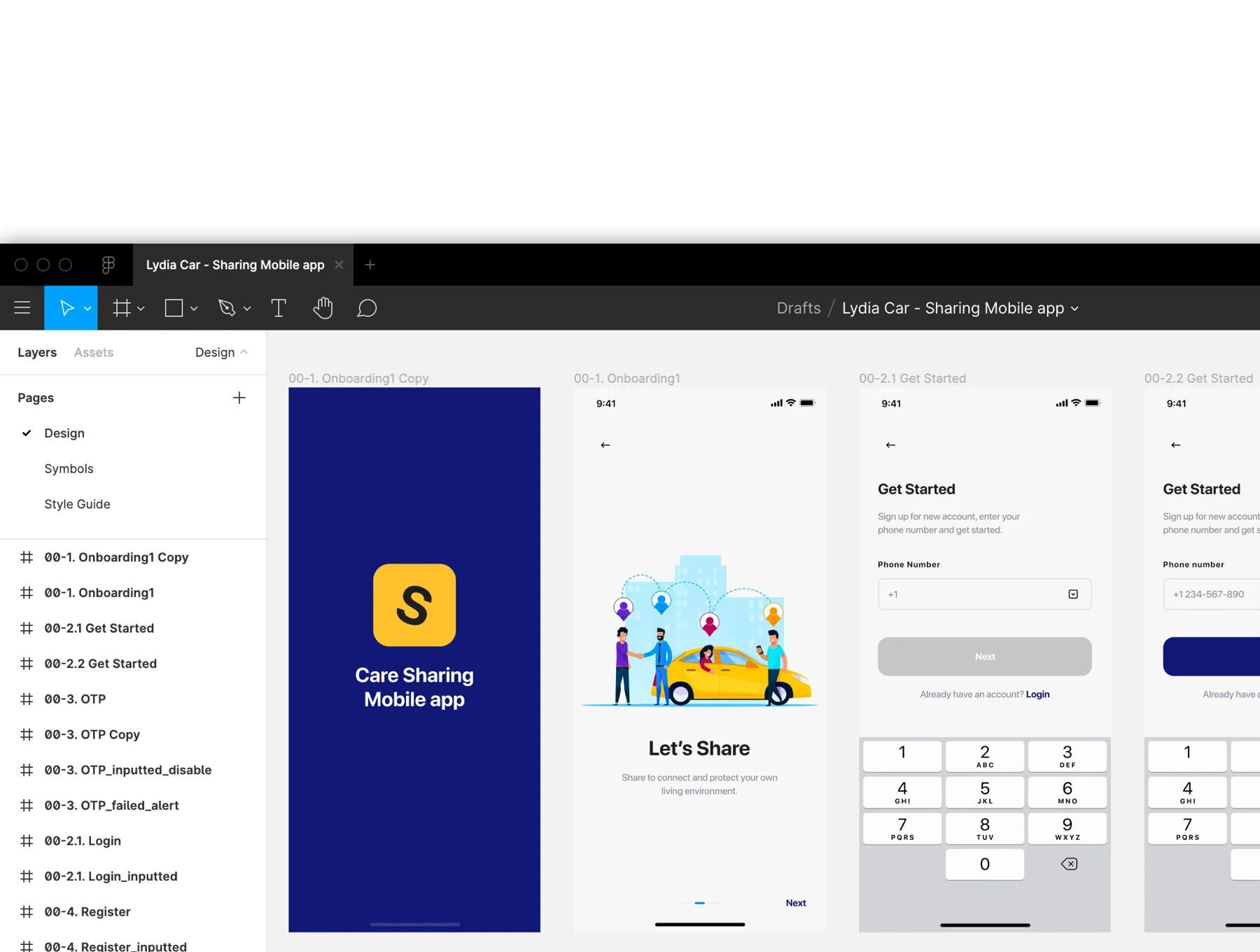 Lydia - Car Booking & Sharing Mobile App UI Kit 7