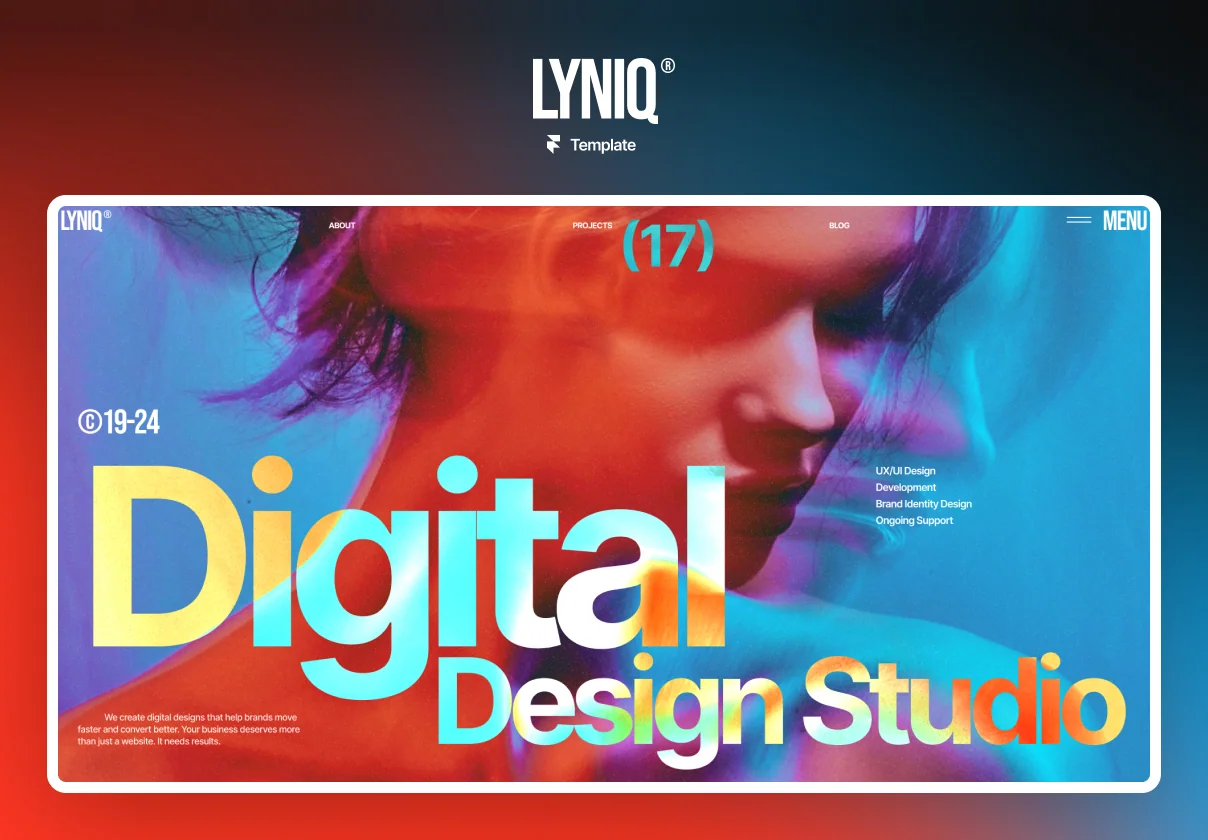 LYNIQ© — Agency Framer Website Template