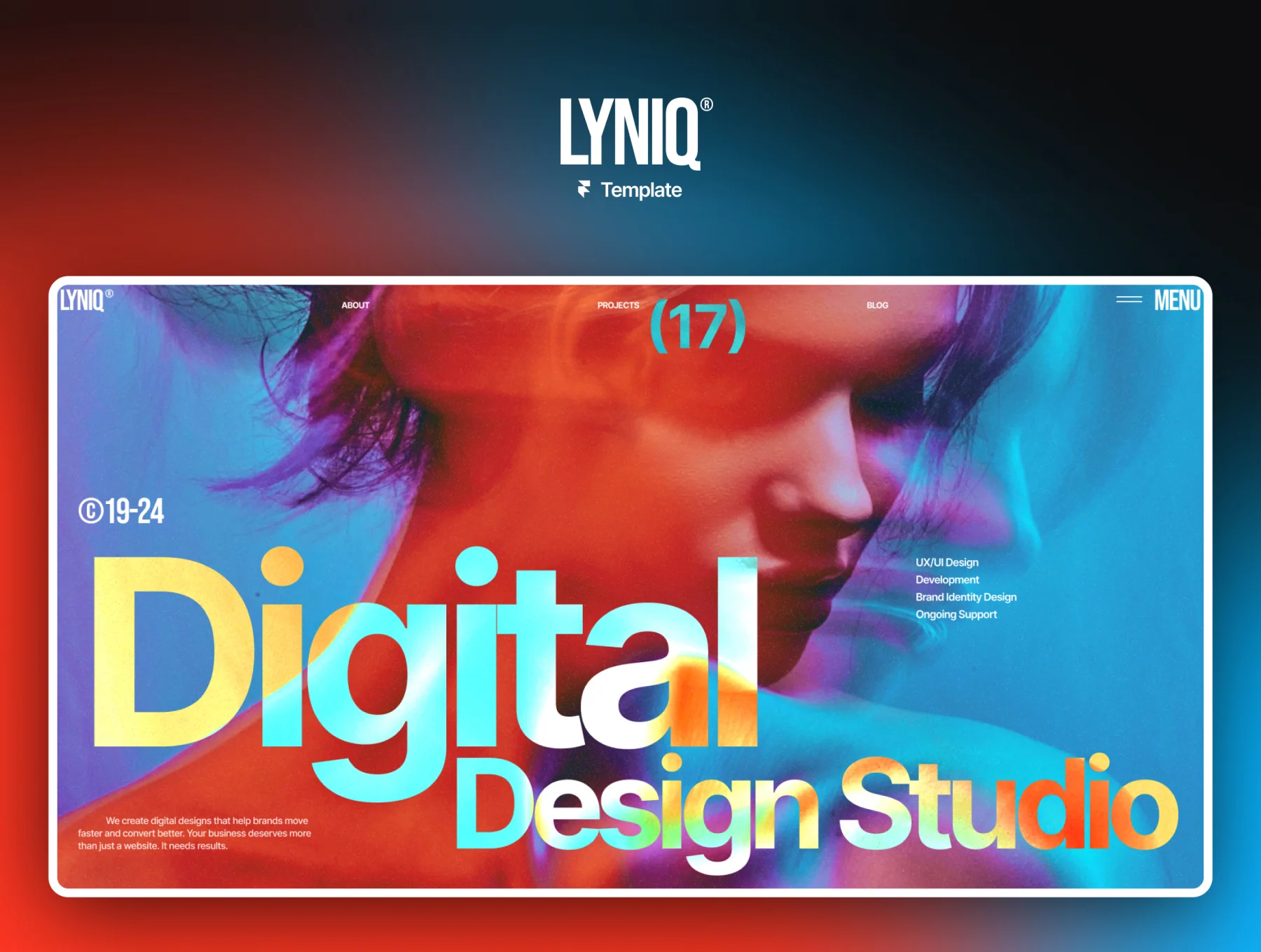 LYNIQ© — Agency Framer Website Template