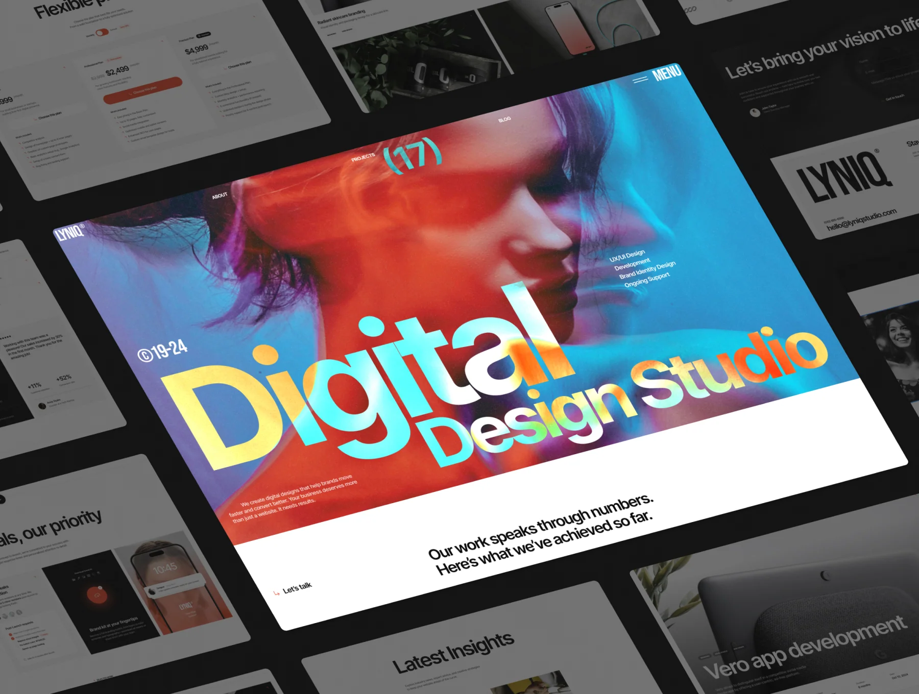 LYNIQ© — Agency Framer Website Template 4