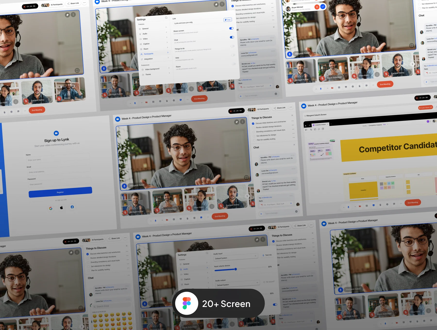 Lynk - Online Video Call Dashboard UI KIT 3