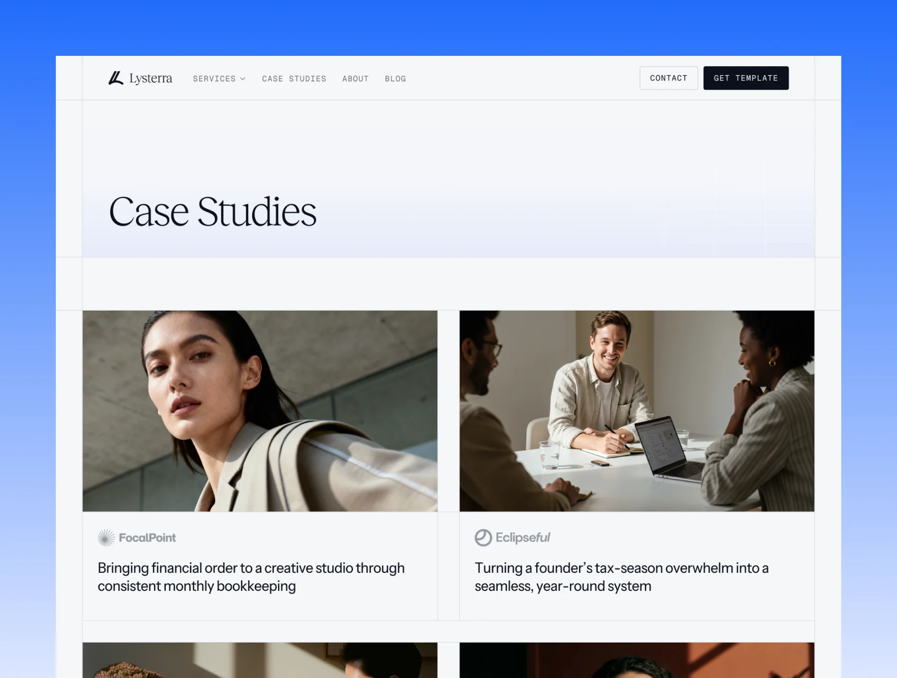 Lysterra - Business Services Website (Framer) 2