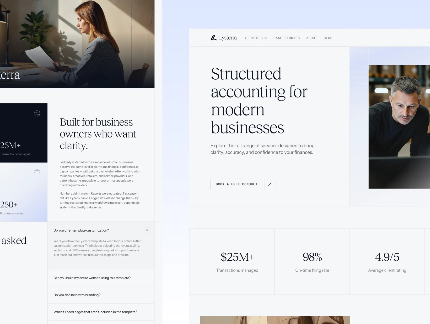 Lysterra - Business Services Website (Framer) 4