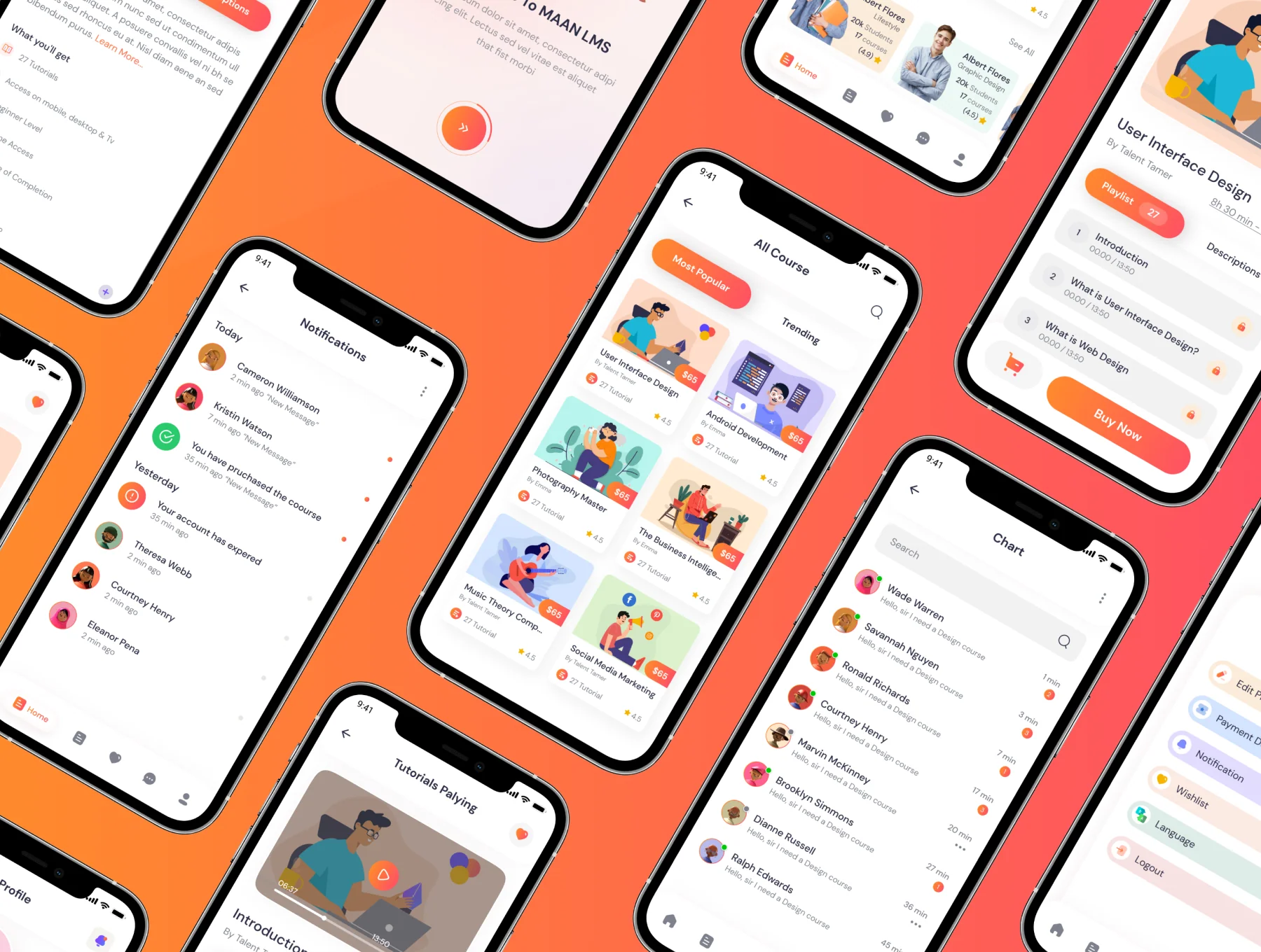 Maan LMS- Student Mobile App Flutter iOS & Android UI Kit 2