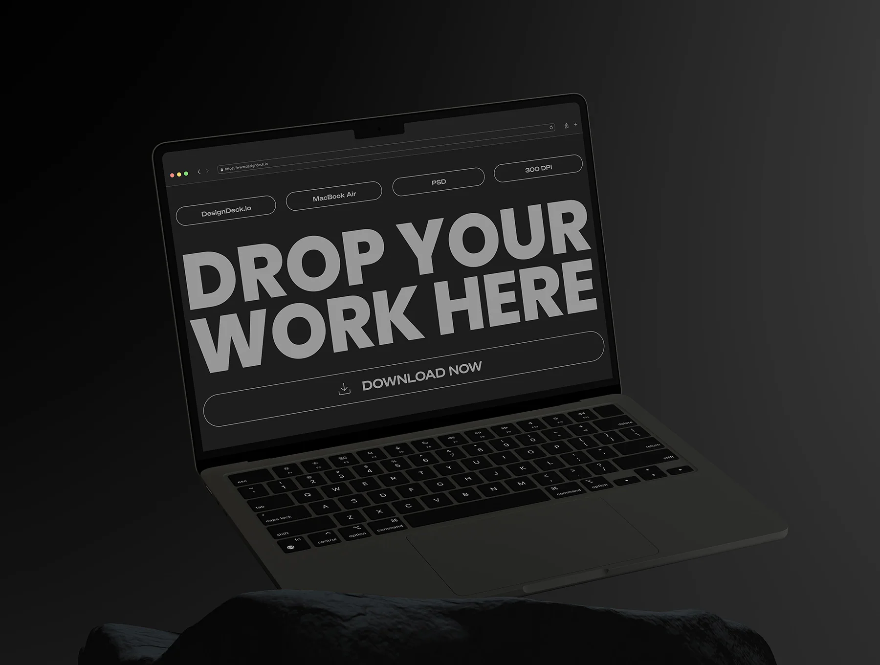Macbook Air M2 Mockup Bundle - 6 Mockups
