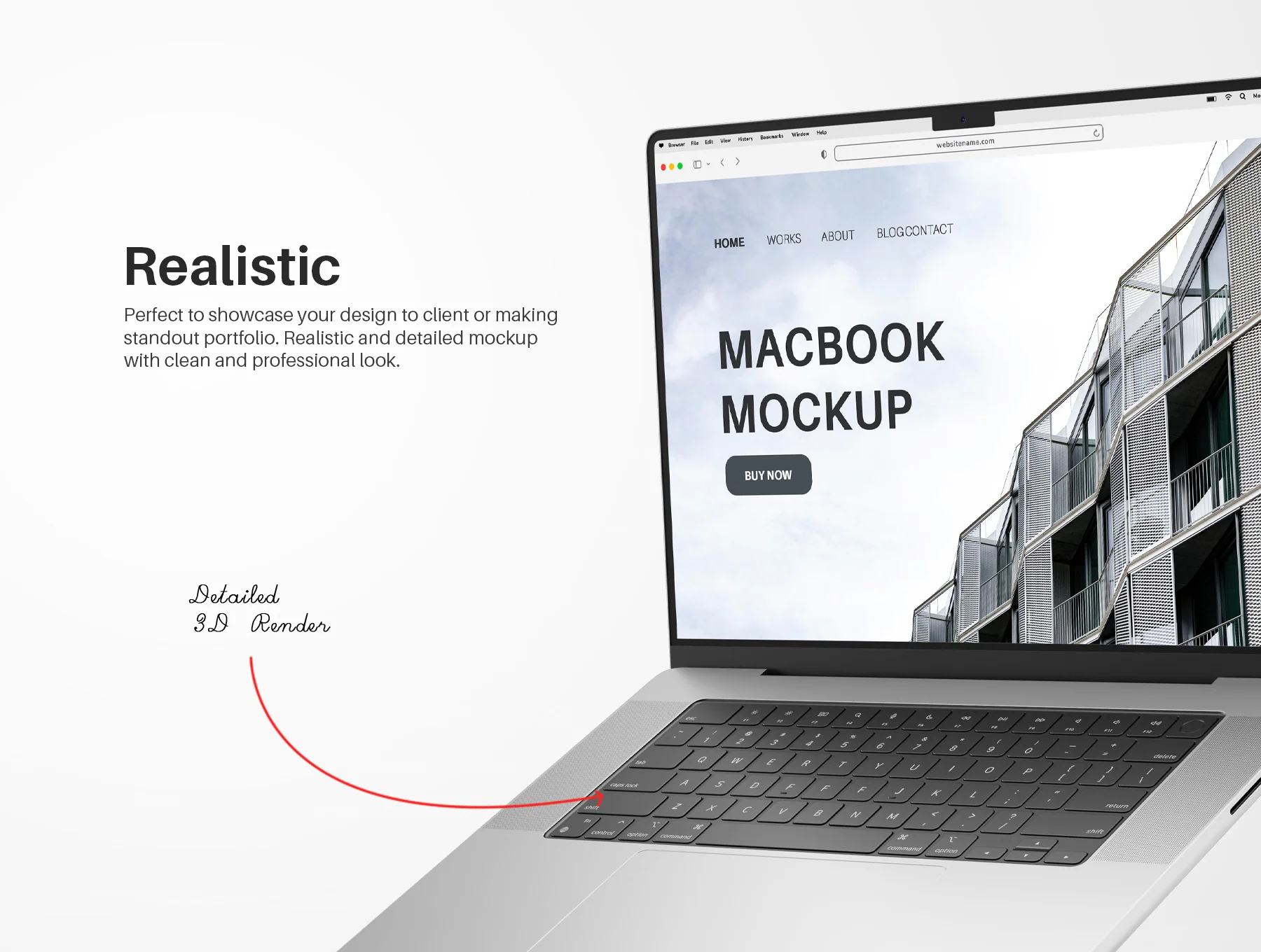 Macbook Laptop 2021 16 Inch Mockup Pack 4