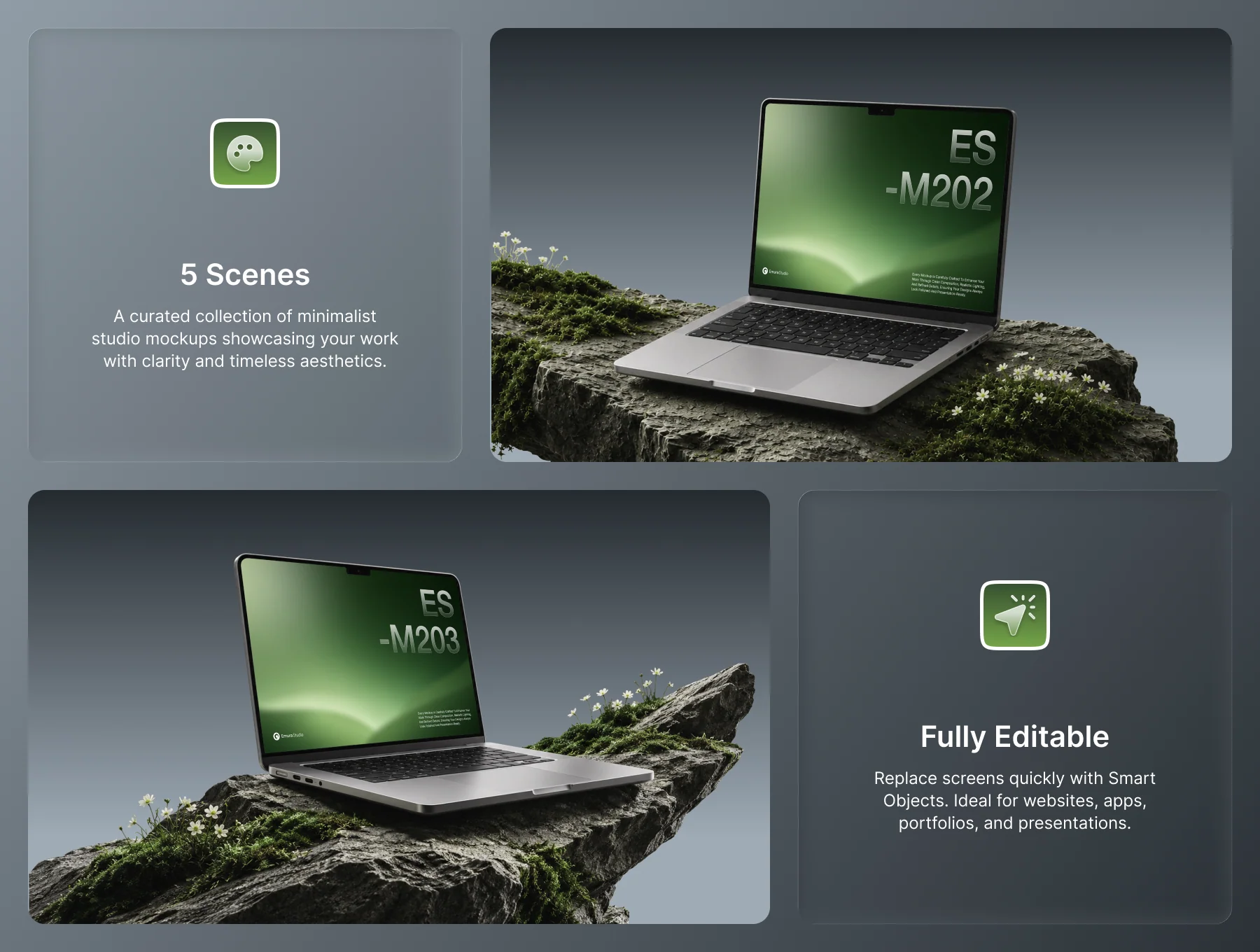 MacBook Mockup Kit 3