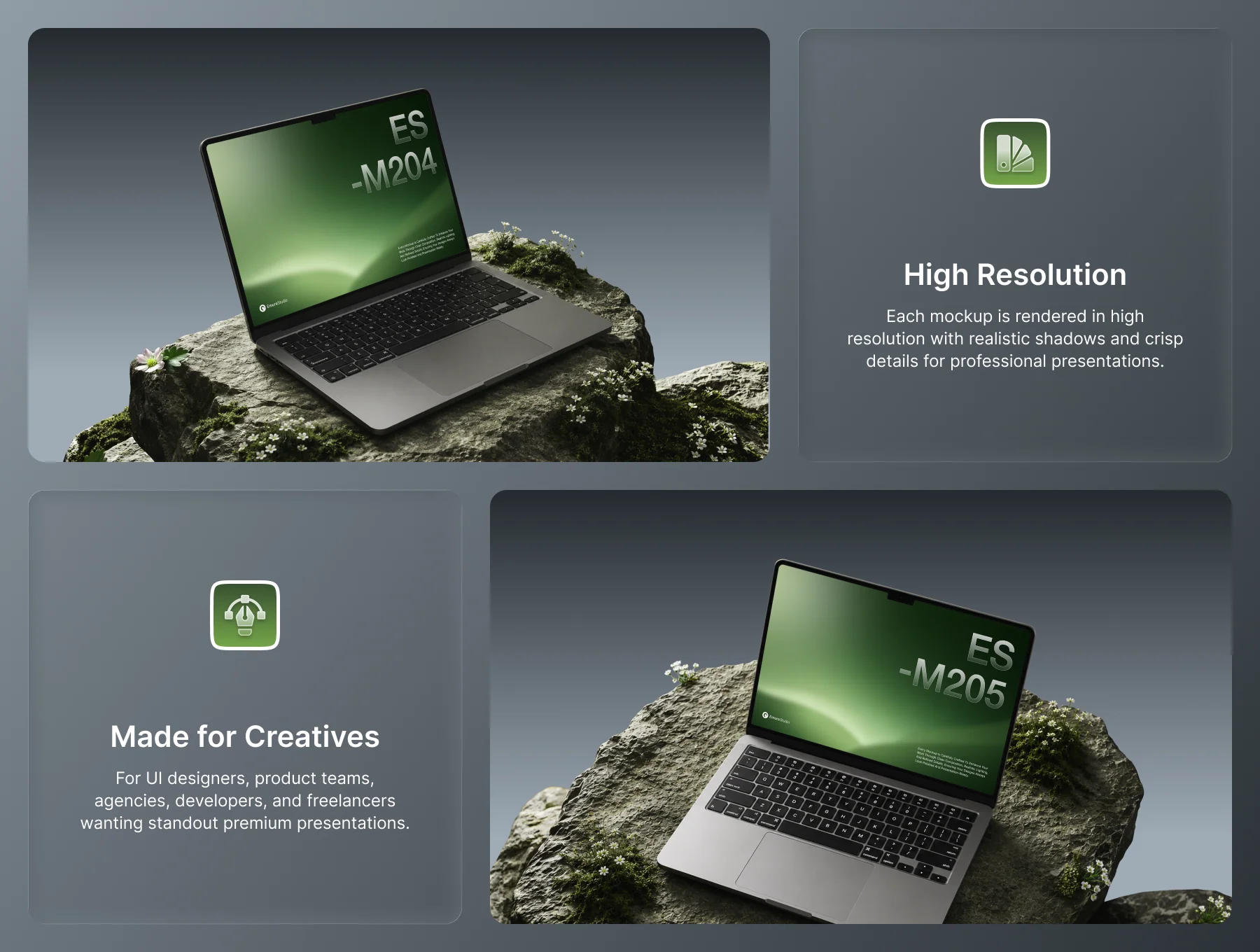 MacBook Mockup Kit 4