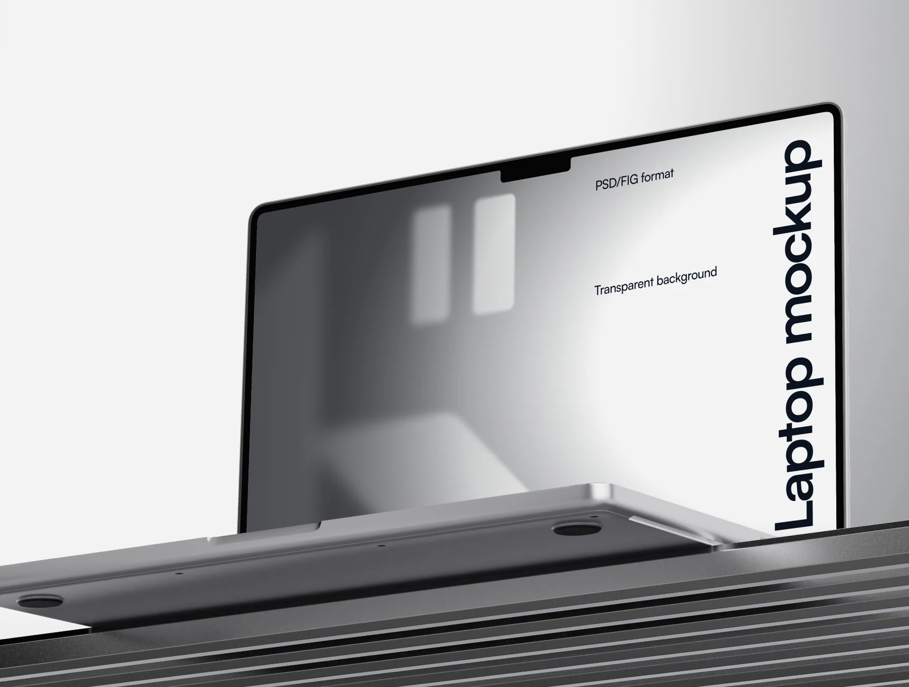 Laptop Mockup — Metal Scene 2