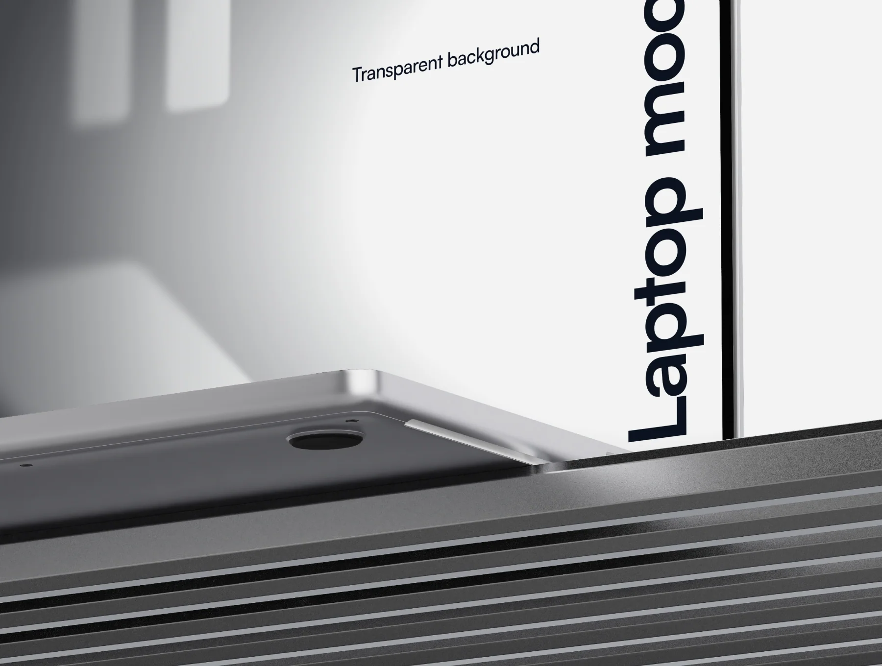 Laptop Mockup — Metal Scene 3