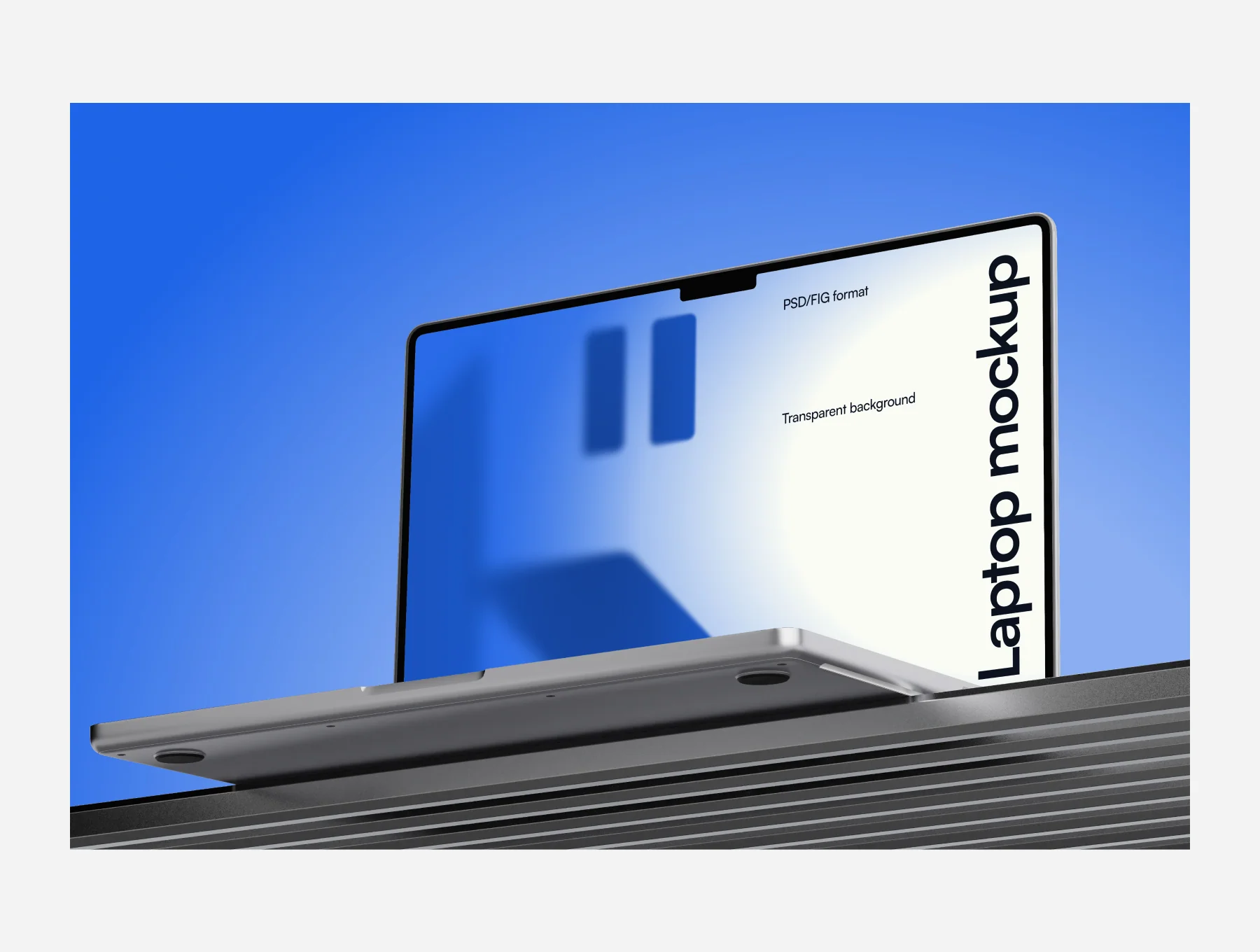 Laptop Mockup — Metal Scene 5