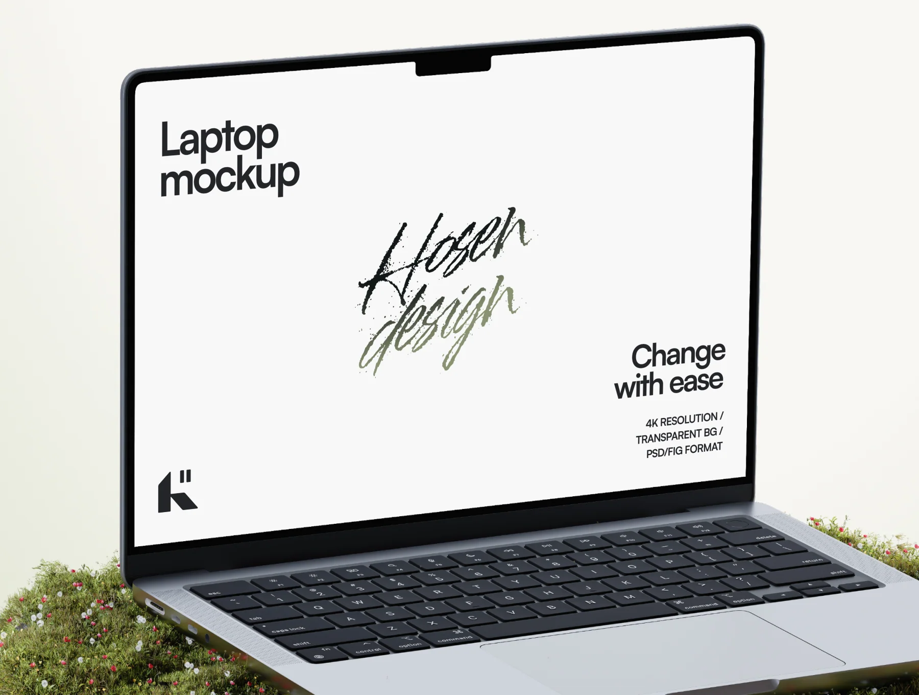 Laptop Mockup — Nature Scene 5
