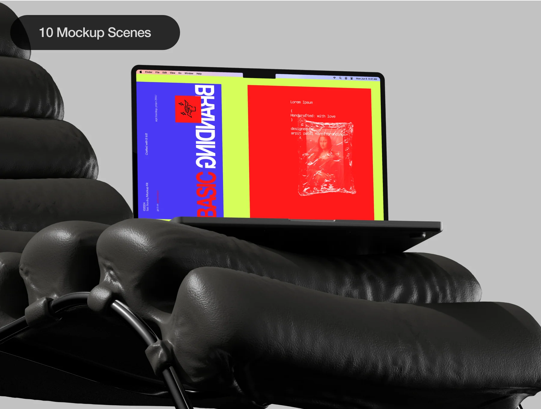 Macbook Pro Mockups - Basic Branding Mockup Kit 2